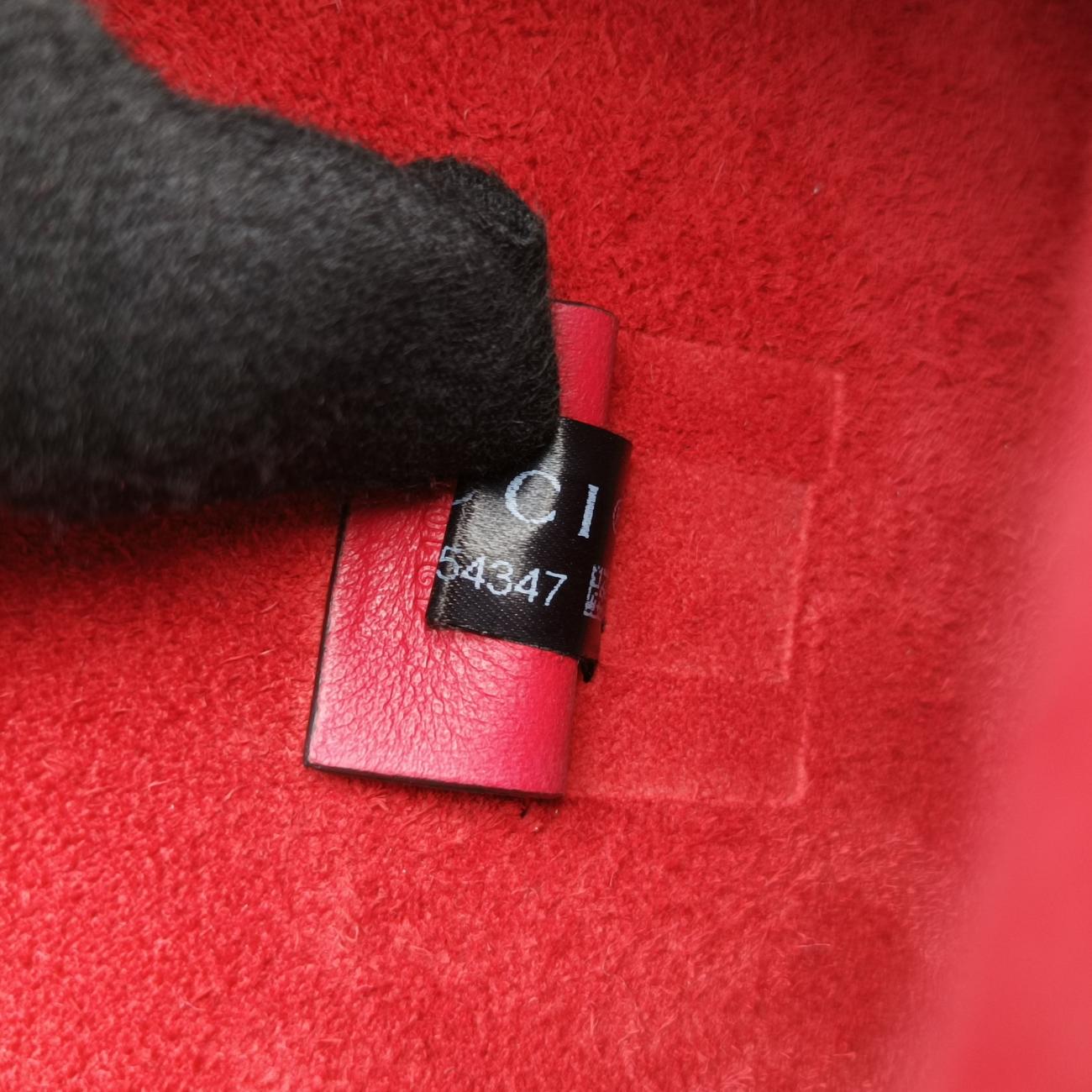 Pre-owned Gucci Dionysus beige×red PVC coated canvas × suede 421970 shoulderbag | stylenewstar