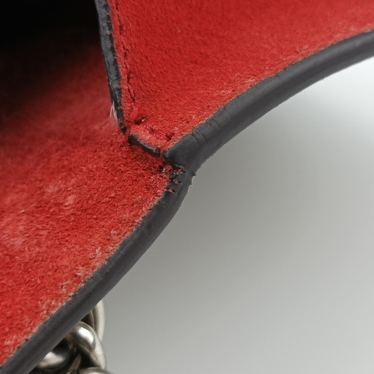 Pre-owned Gucci Dionysus beige×red PVC coated canvas × suede 421970 shoulderbag | stylenewstar