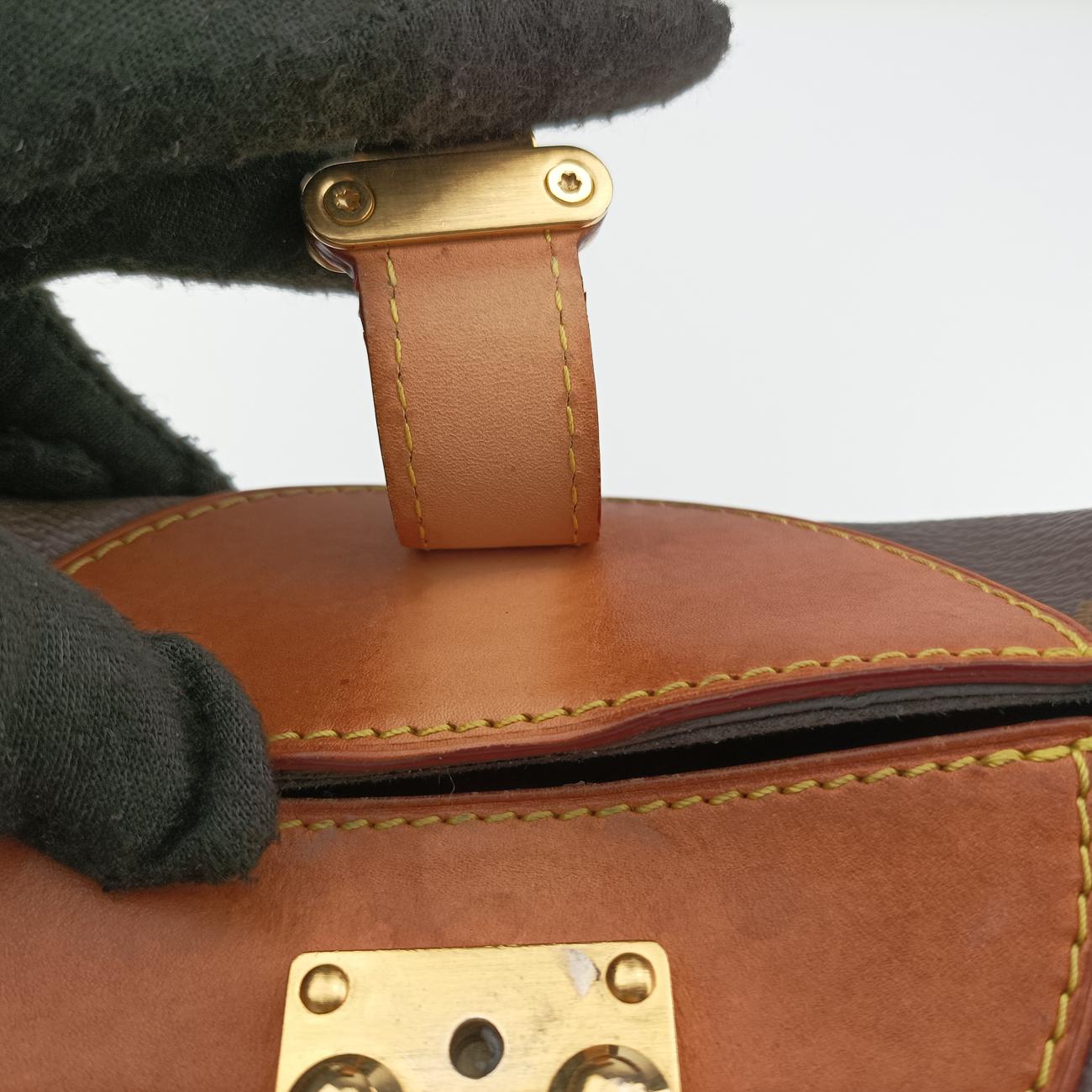 Pre-owned Louis Vuitton DUFFLE Brown Monogram Canvas M43587 shoulderbag | stylenewstar