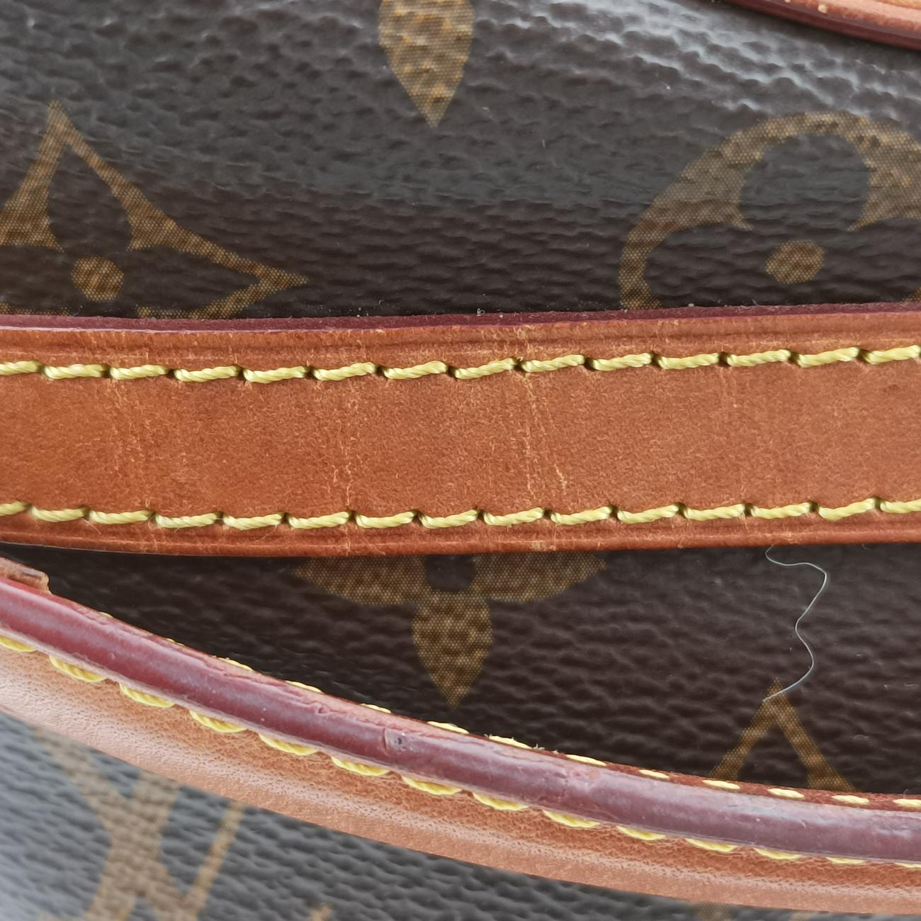 Pre-owned Louis Vuitton DUFFLE Brown Monogram Canvas M43587 shoulderbag | stylenewstar