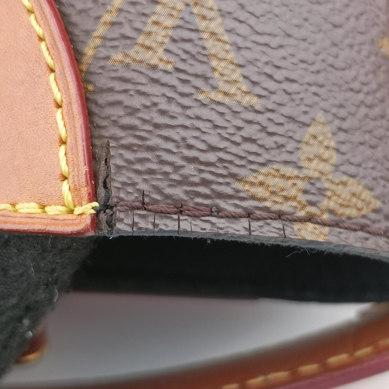 Pre-owned Louis Vuitton DUFFLE Brown Monogram Canvas M43587 shoulderbag | stylenewstar