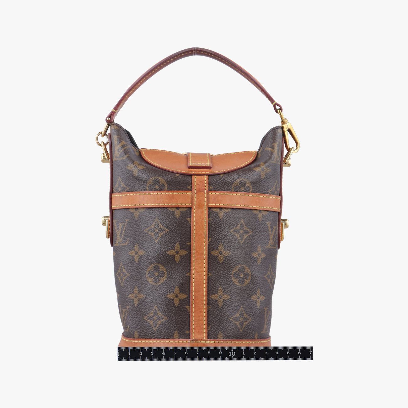 Pre-owned Louis Vuitton DUFFLE Brown Monogram Canvas M43587 shoulderbag | stylenewstar