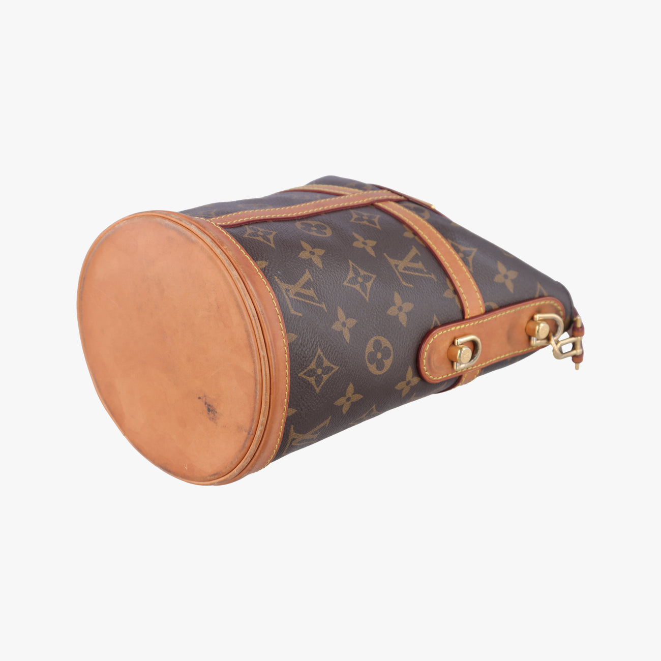 Pre-owned Louis Vuitton DUFFLE Brown Monogram Canvas M43587 shoulderbag | stylenewstar