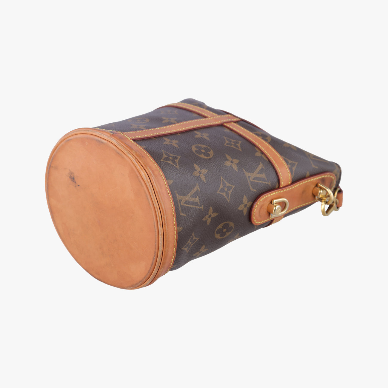 Pre-owned Louis Vuitton DUFFLE Brown Monogram Canvas M43587 shoulderbag | stylenewstar