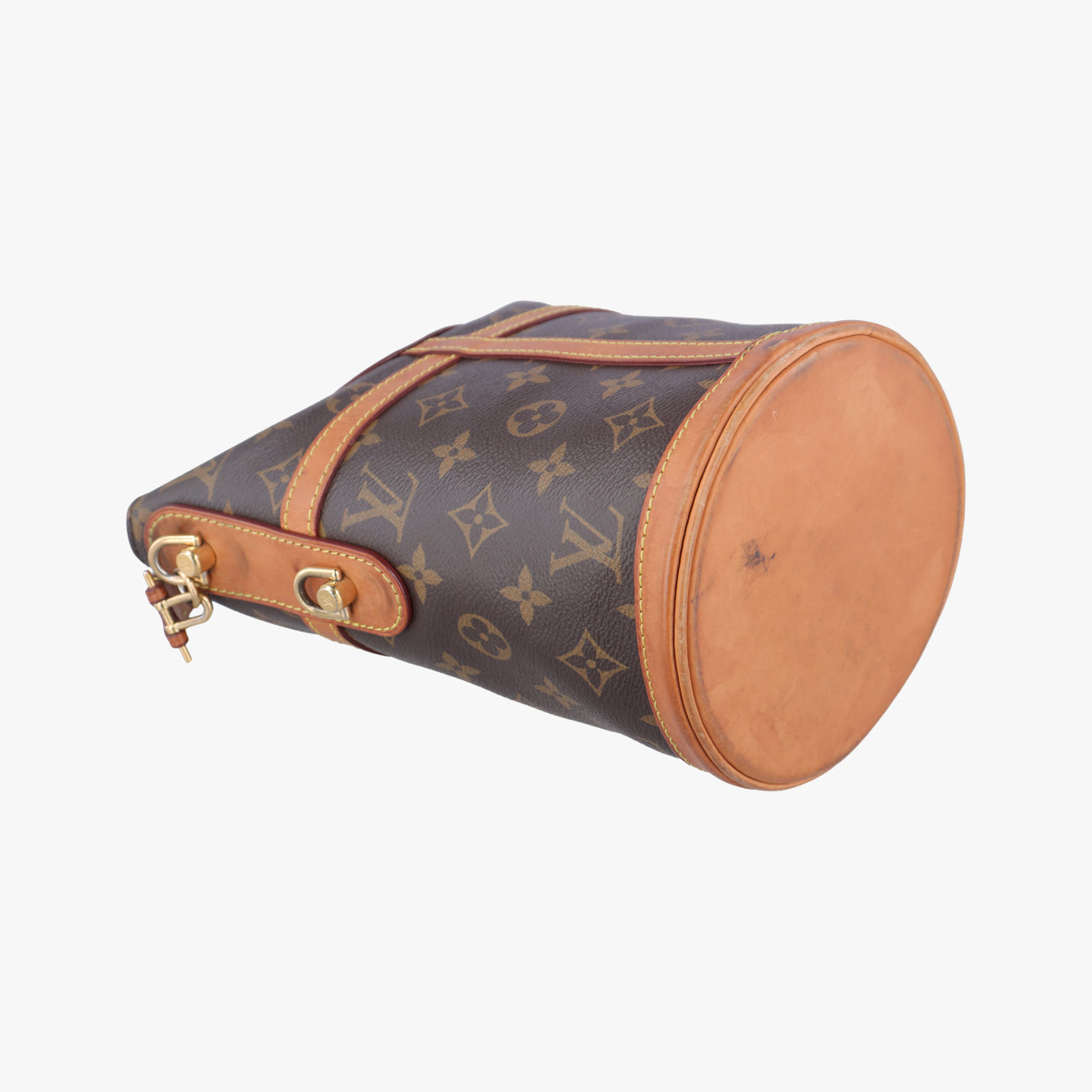 Pre-owned Louis Vuitton DUFFLE Brown Monogram Canvas M43587 shoulderbag | stylenewstar