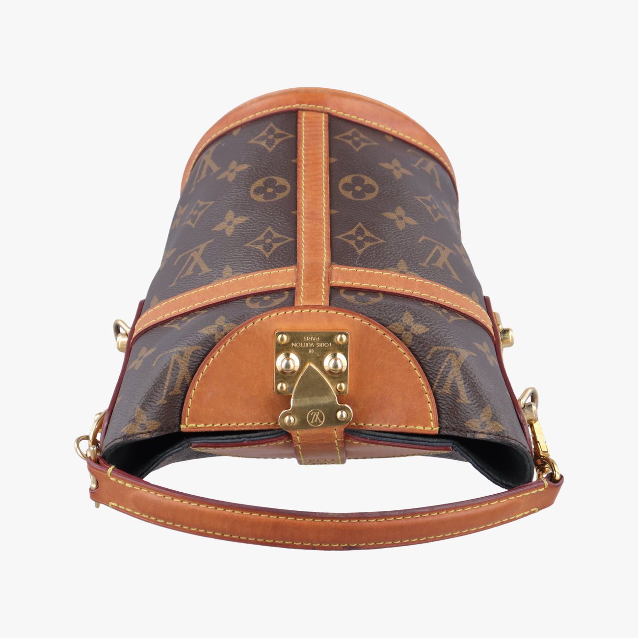 Pre-owned Louis Vuitton DUFFLE Brown Monogram Canvas M43587 shoulderbag | stylenewstar