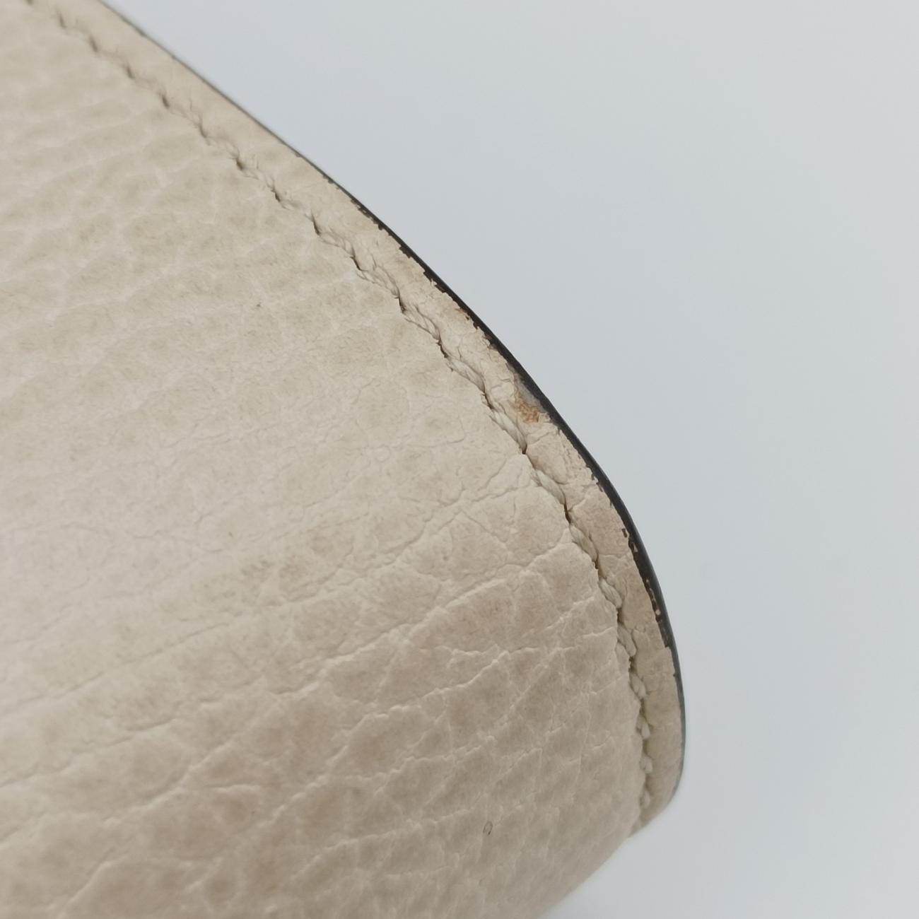 Pre-owned Gucci Dionysus White Leather 521553 shoulderbag | stylenewstar