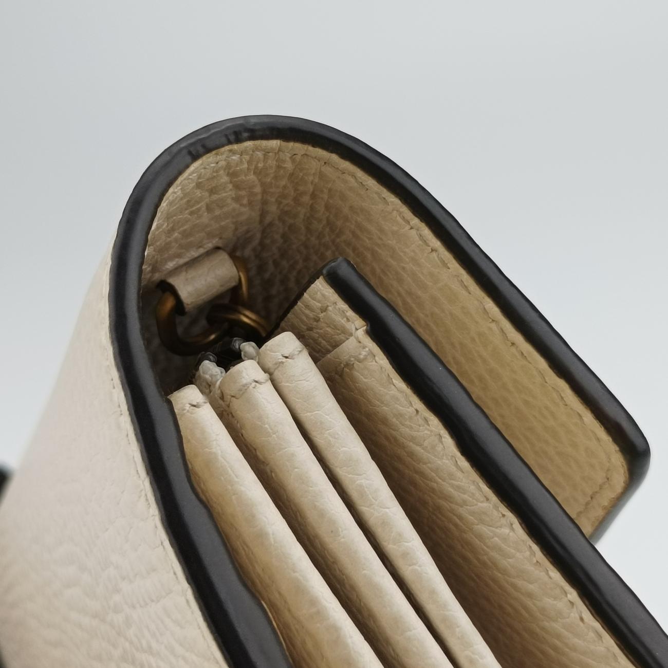 Pre-owned Gucci Dionysus White Leather 521553 shoulderbag | stylenewstar