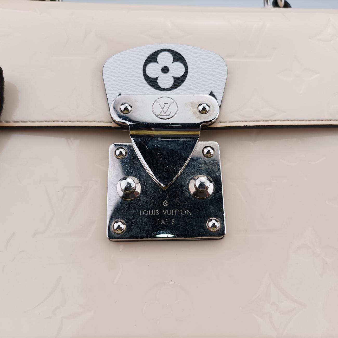 Pre-owned Louis Vuitton Spring Street PM Creme×Rose Vernis×Epi M90454 shoulderbag | stylenewstar