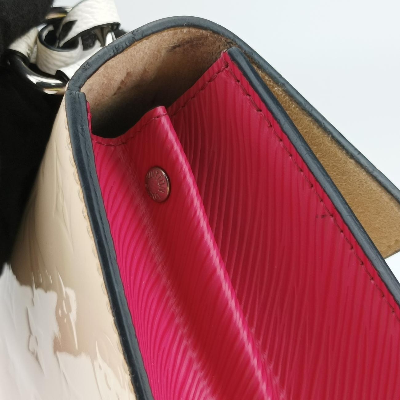 Pre-owned Louis Vuitton Spring Street PM Creme×Rose Vernis×Epi M90454 shoulderbag | stylenewstar