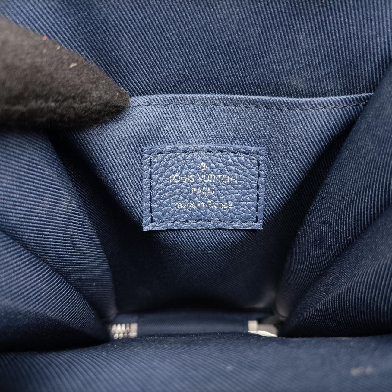 Pre-owned Louis Vuitton Watercolor Phone Pouch Navy Monogram Watercolor M80466 shoulderbag | stylenewstar