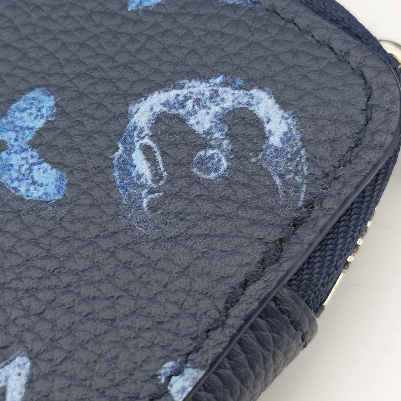 Pre-owned Louis Vuitton Watercolor Phone Pouch Navy Monogram Watercolor M80466 shoulderbag | stylenewstar