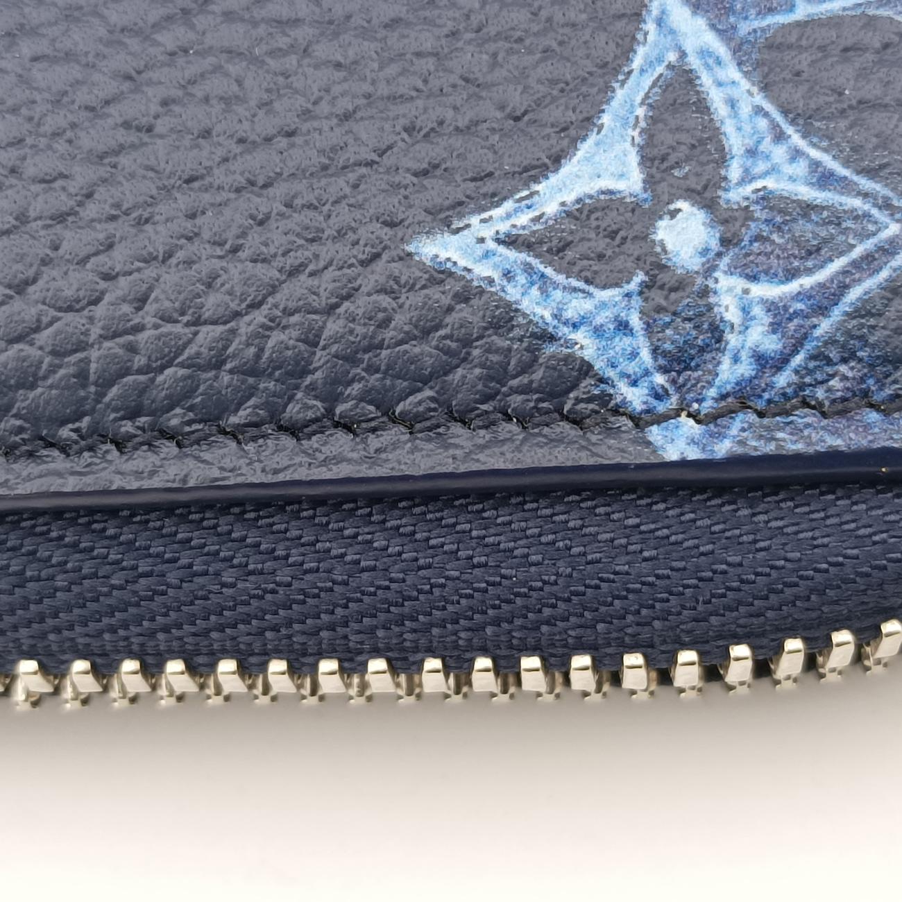 Pre-owned Louis Vuitton Watercolor Phone Pouch Navy Monogram Watercolor M80466 shoulderbag | stylenewstar