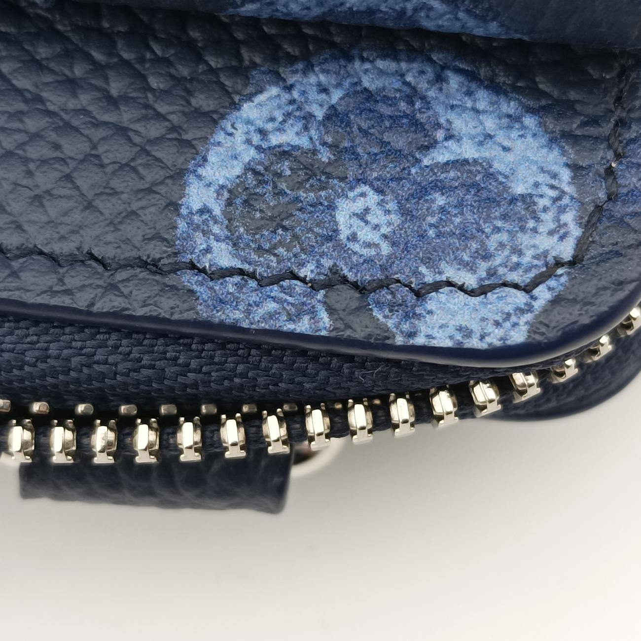 Pre-owned Louis Vuitton Watercolor Phone Pouch Navy Monogram Watercolor M80466 shoulderbag | stylenewstar