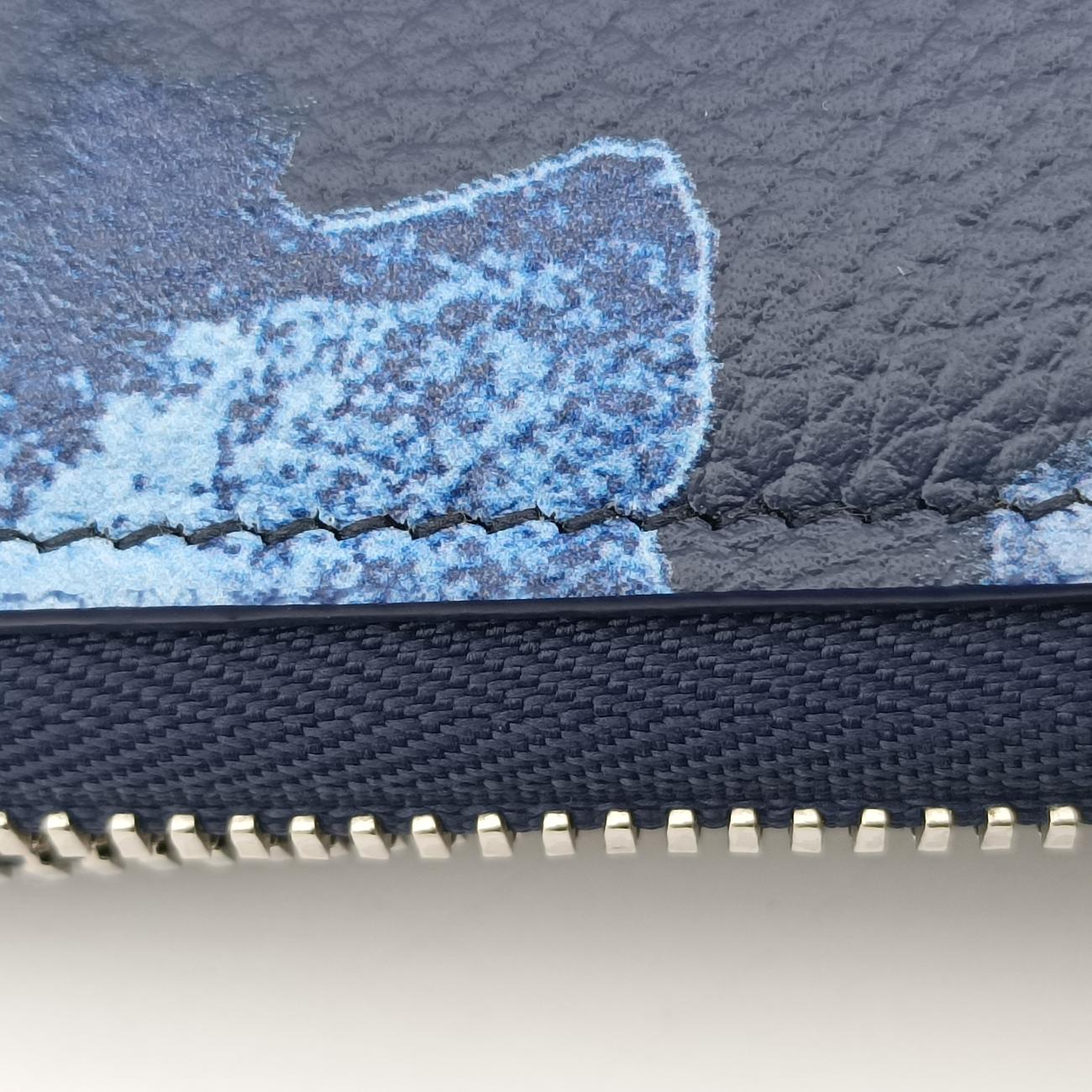 Pre-owned Louis Vuitton Watercolor Phone Pouch Navy Monogram Watercolor M80466 shoulderbag | stylenewstar