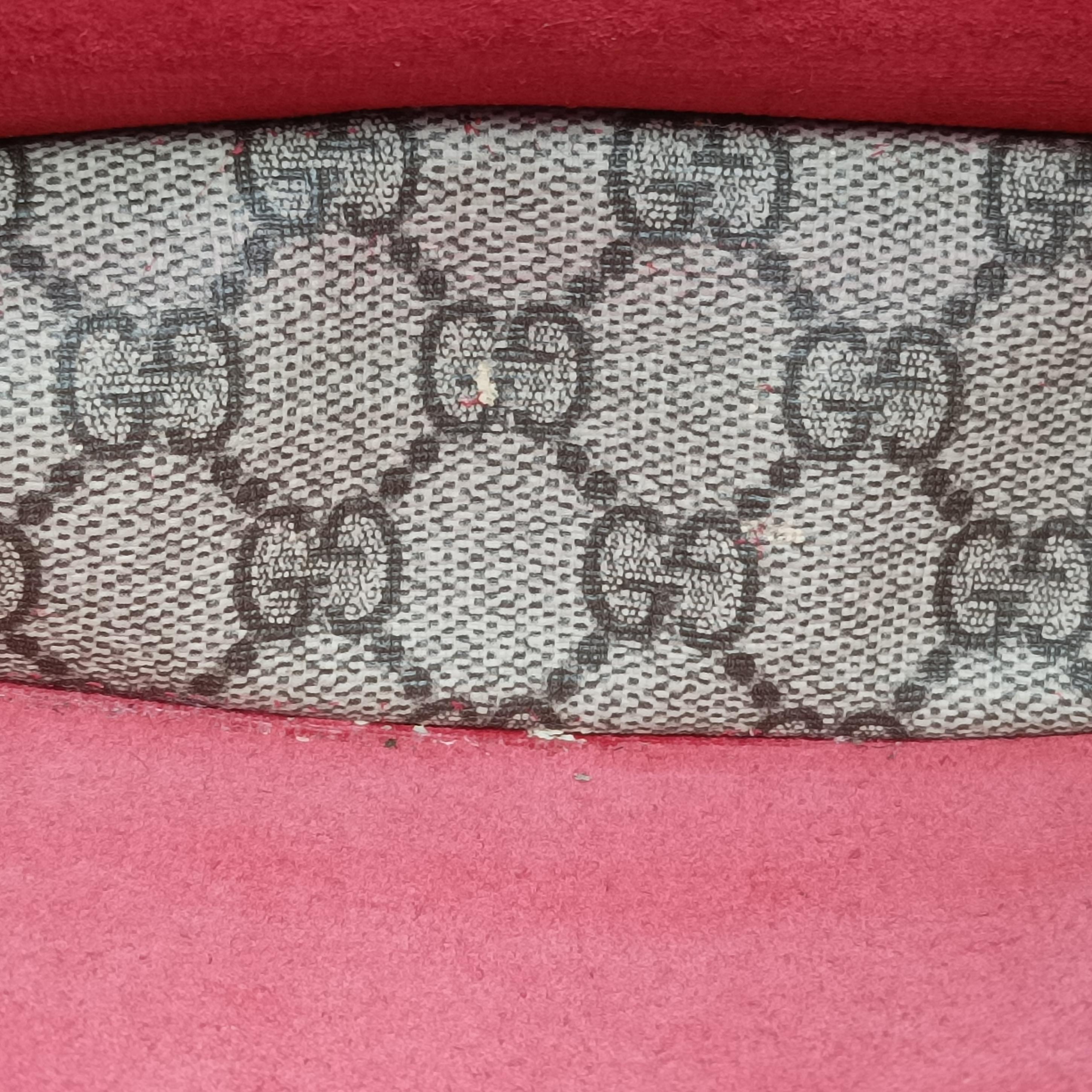 Pre-owned Gucci Dionysus beige×red Suede x leather 400249 shoulderbag | stylenewstar