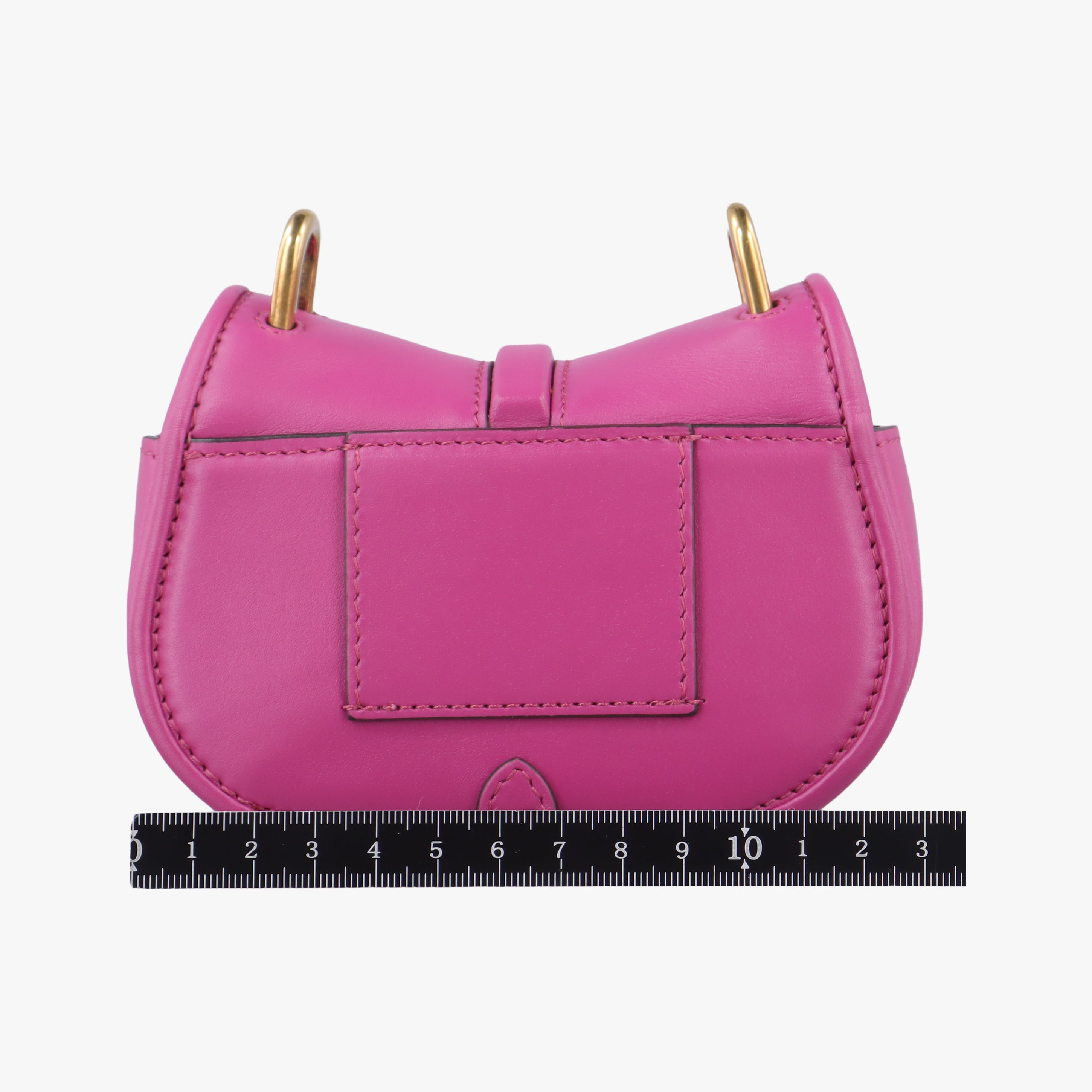 Pre-owned Fendi C'mon Small Pink Leather 7AS219 shoulderbag | stylenewstar