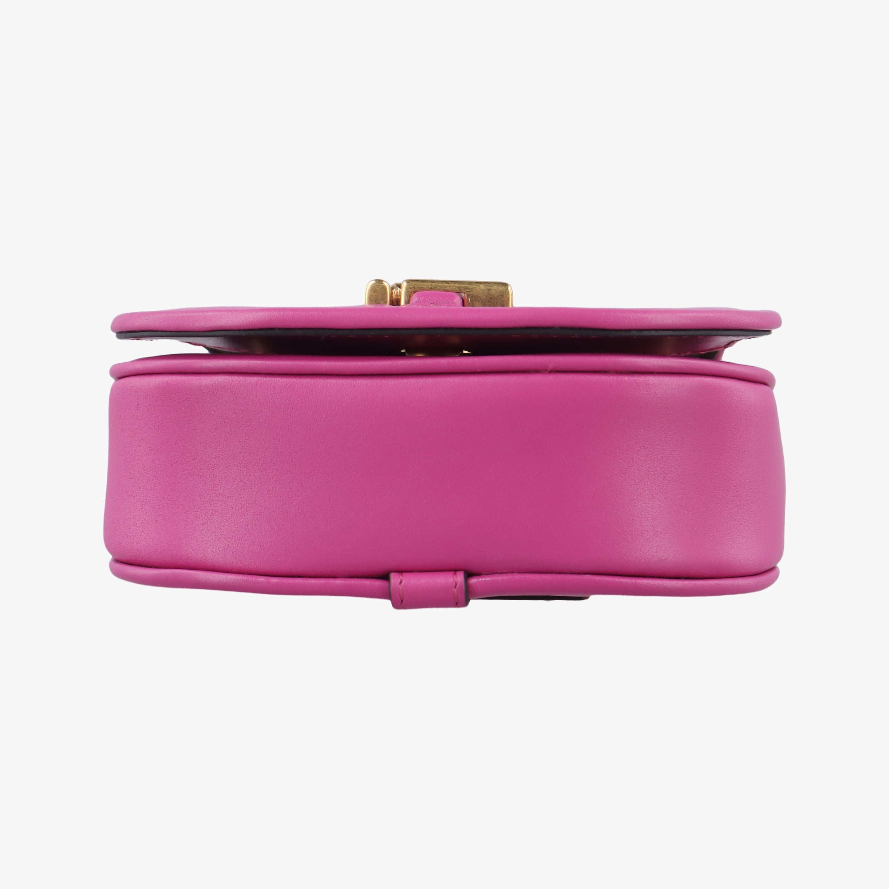 Pre-owned Fendi C'mon Small Pink Leather 7AS219 shoulderbag | stylenewstar