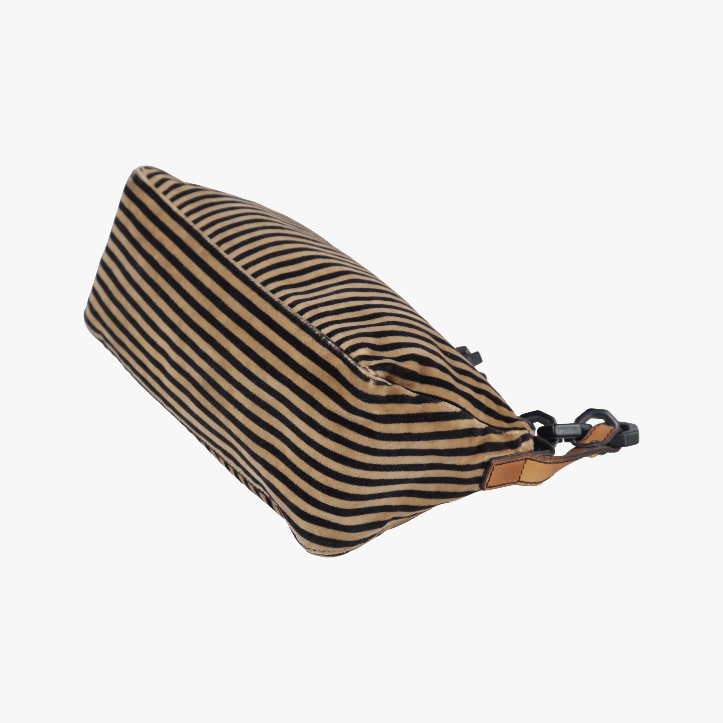 Secondhand Fendi Mamma Baguette Brown x Beige velour 8BR444 shoulderbag | stylenewstar