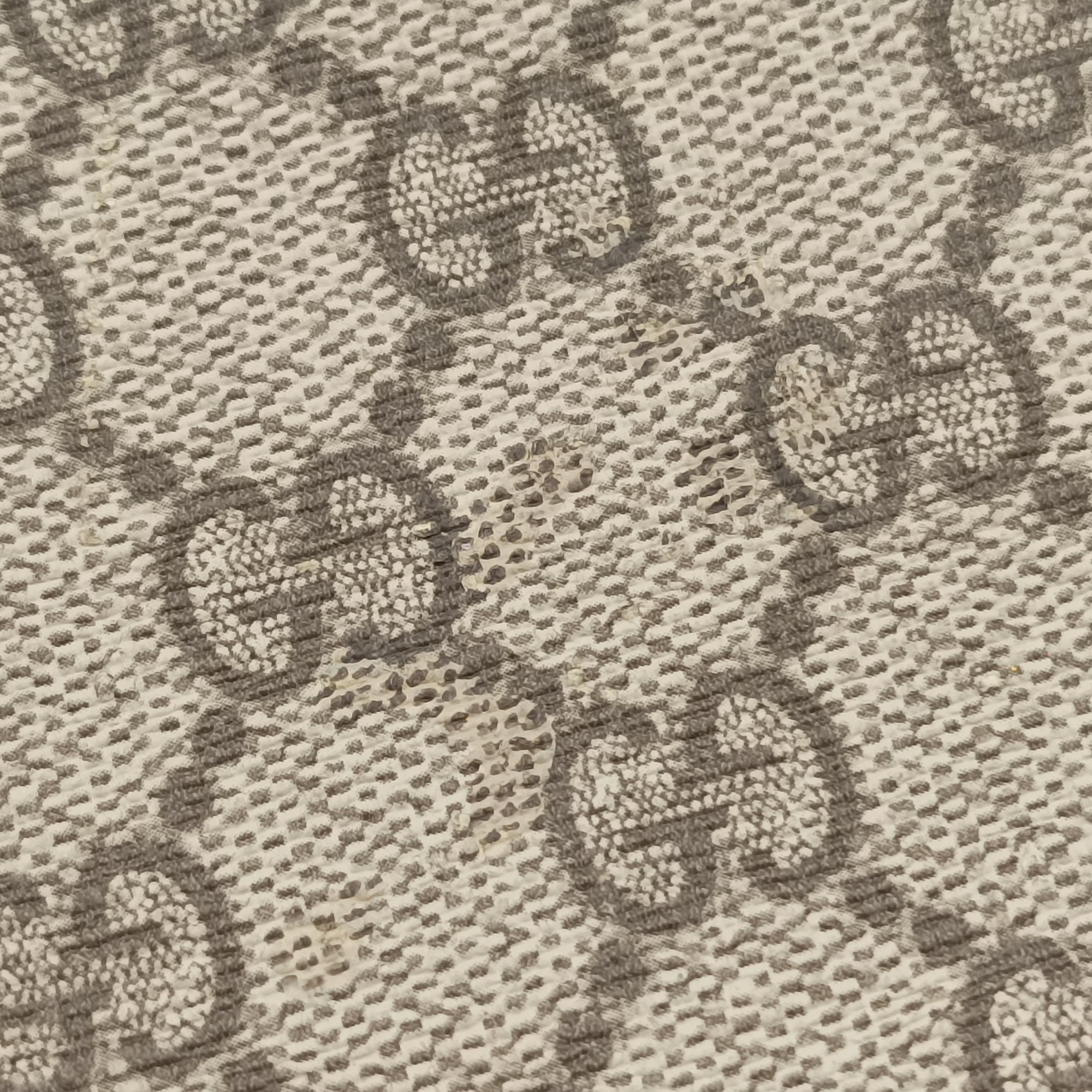 Pre-owned Gucci GG Supreme Web Brown Canvas×Leather 450956 bum bag/waist bag | stylenewstar