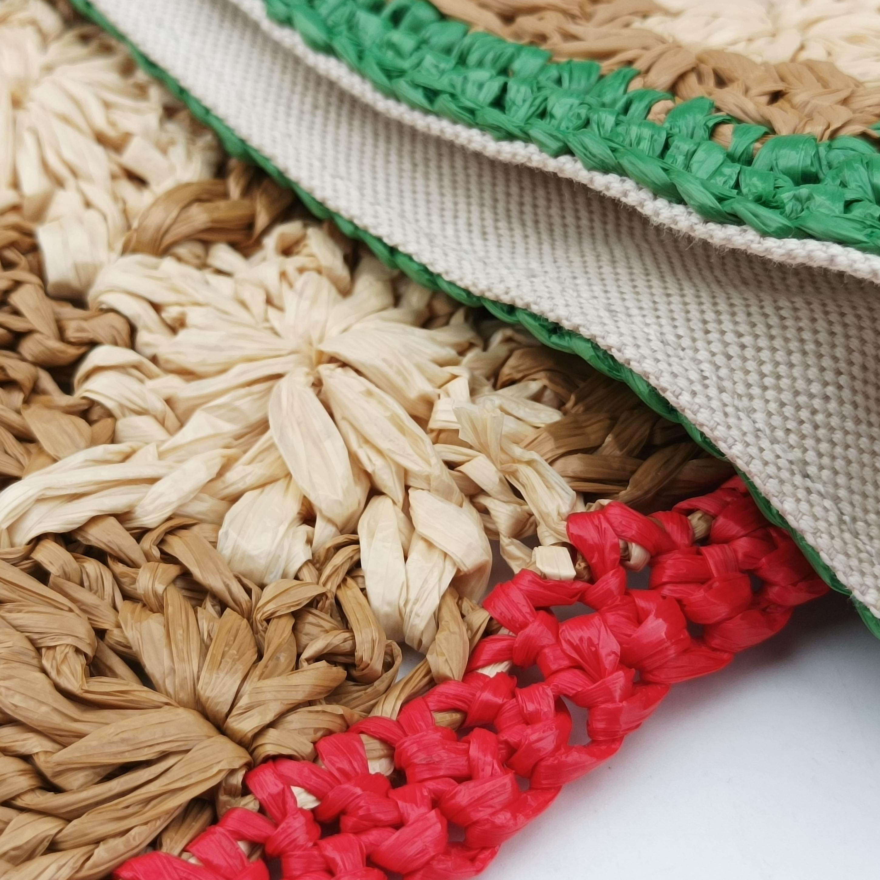 Secondhand Gucci GG Marmont Multicolour straw 574433 shoulderbag | stylenewstar