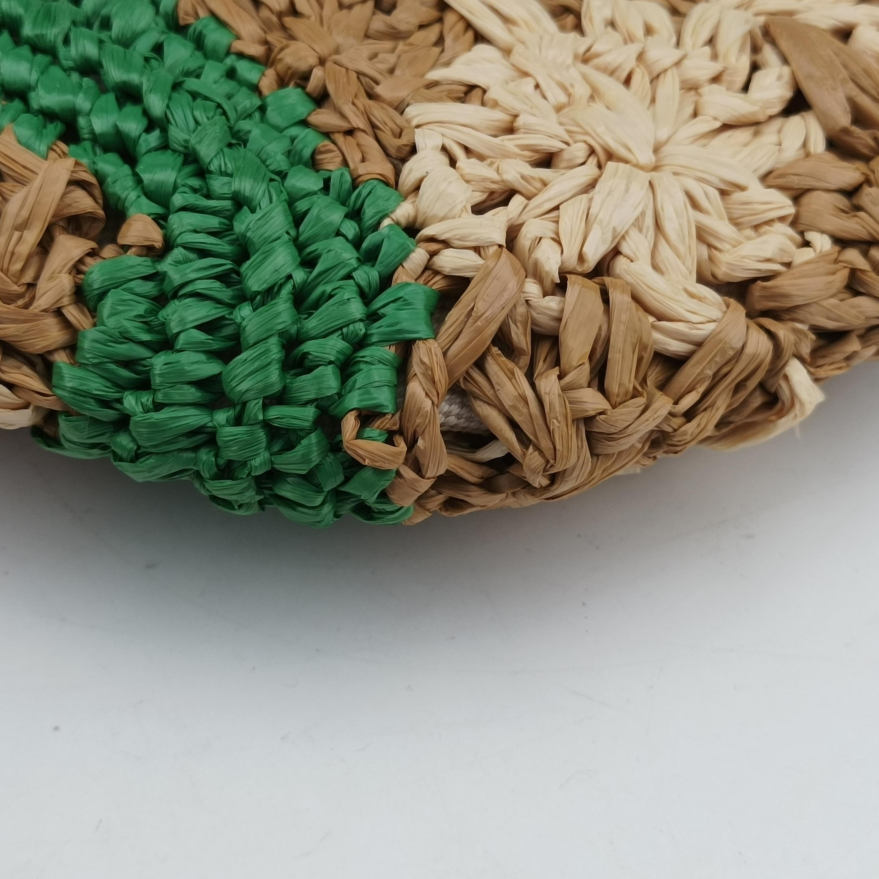 Secondhand Gucci GG Marmont Multicolour straw 574433 shoulderbag | stylenewstar