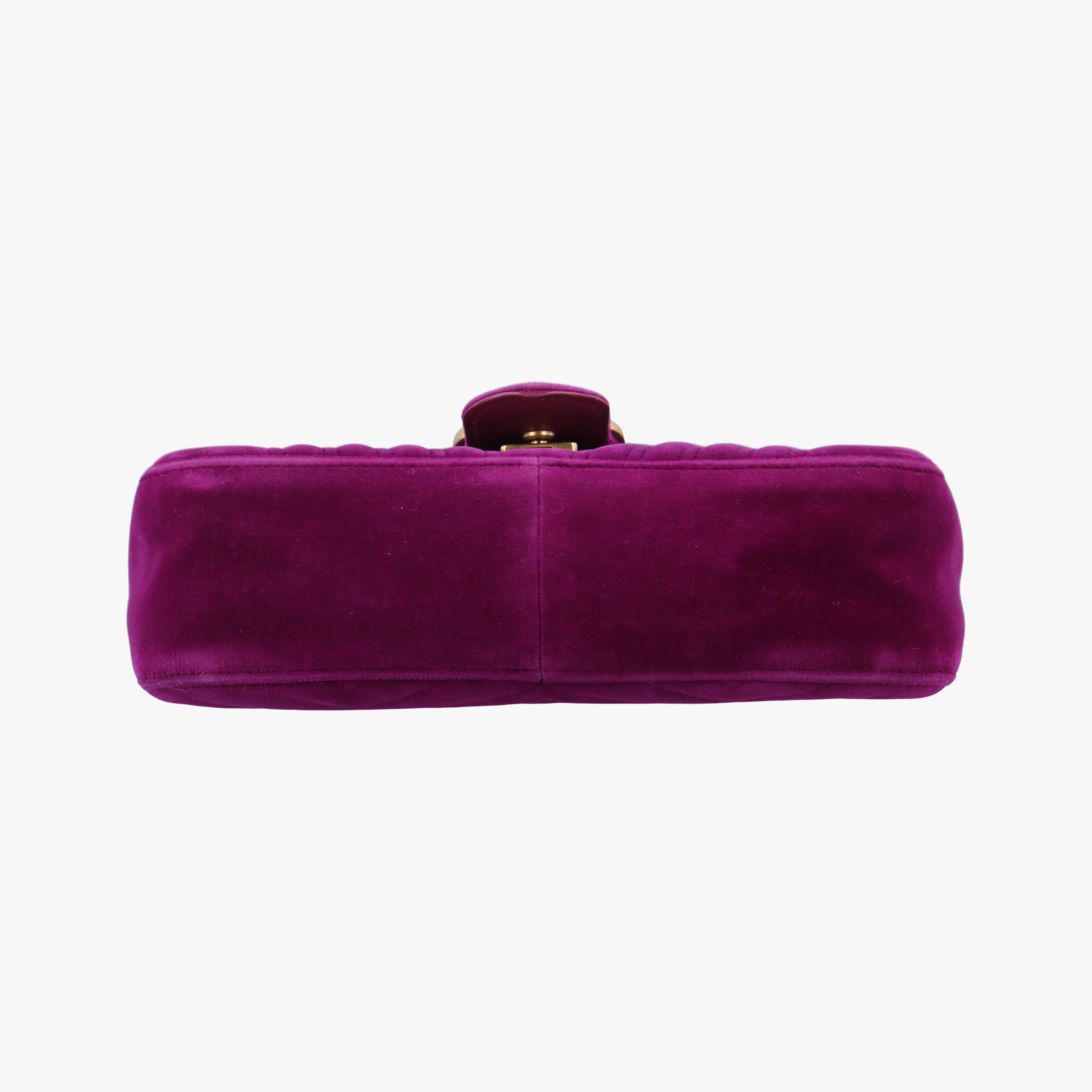 Secondhand Gucci GG Marmont Purple velour 443497 shoulderbag | stylenewstar