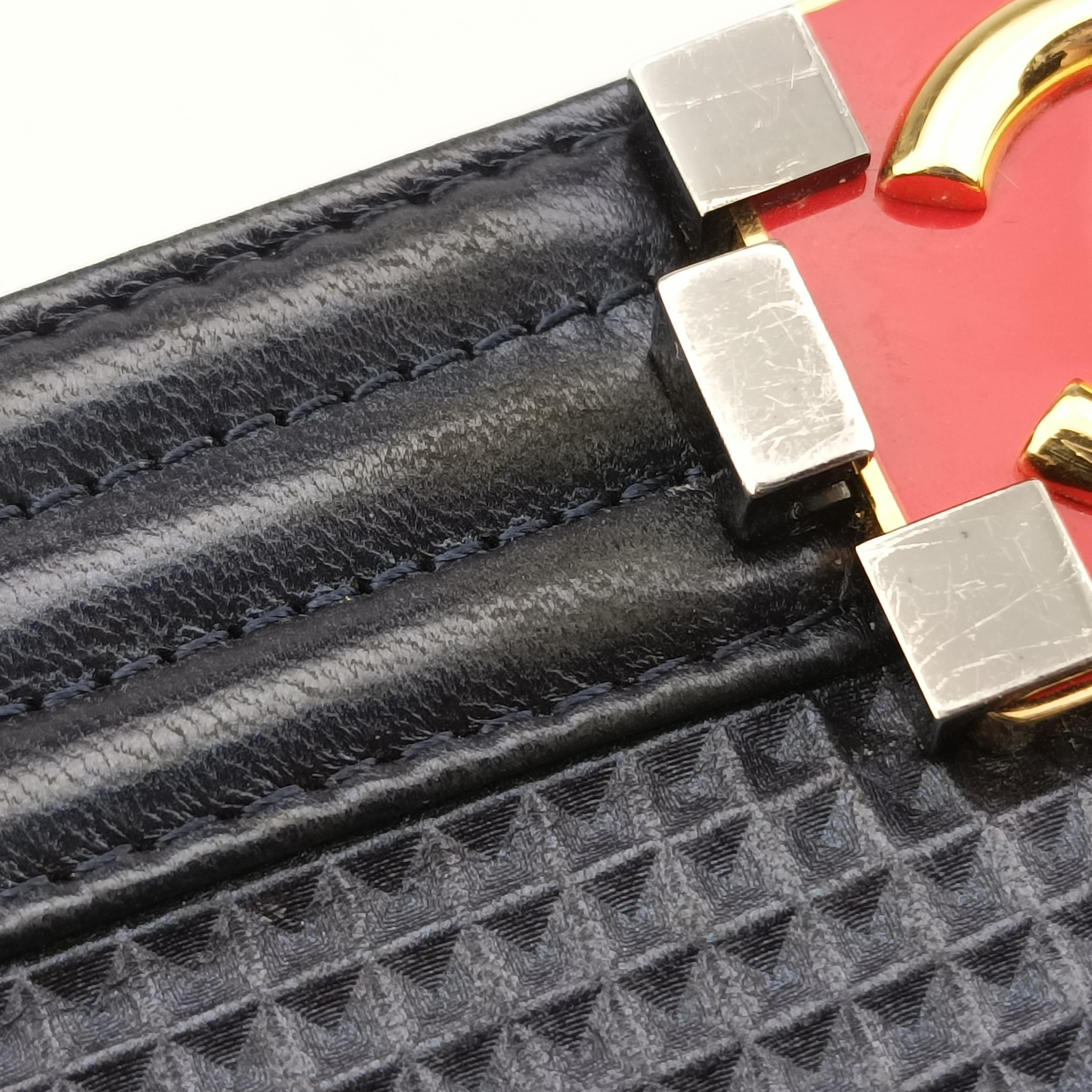 Pre-owned Chanel BOY CHANEL Navy Leather A92096 shoulderbag | stylenewstar