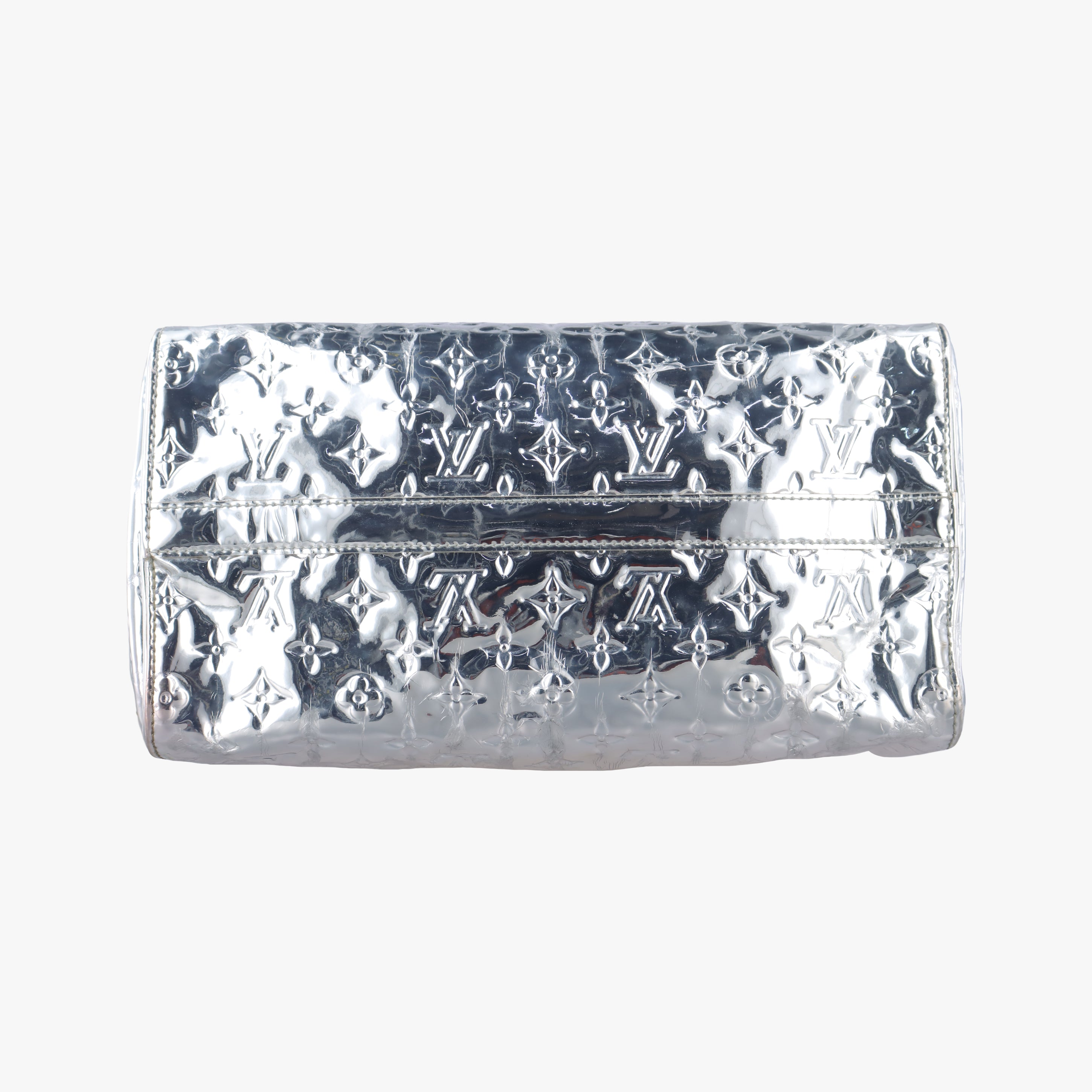 Secondhand Louis Vuitton Speedy 30 Silver Monogram Miroir M95271 handbag | stylenewstar