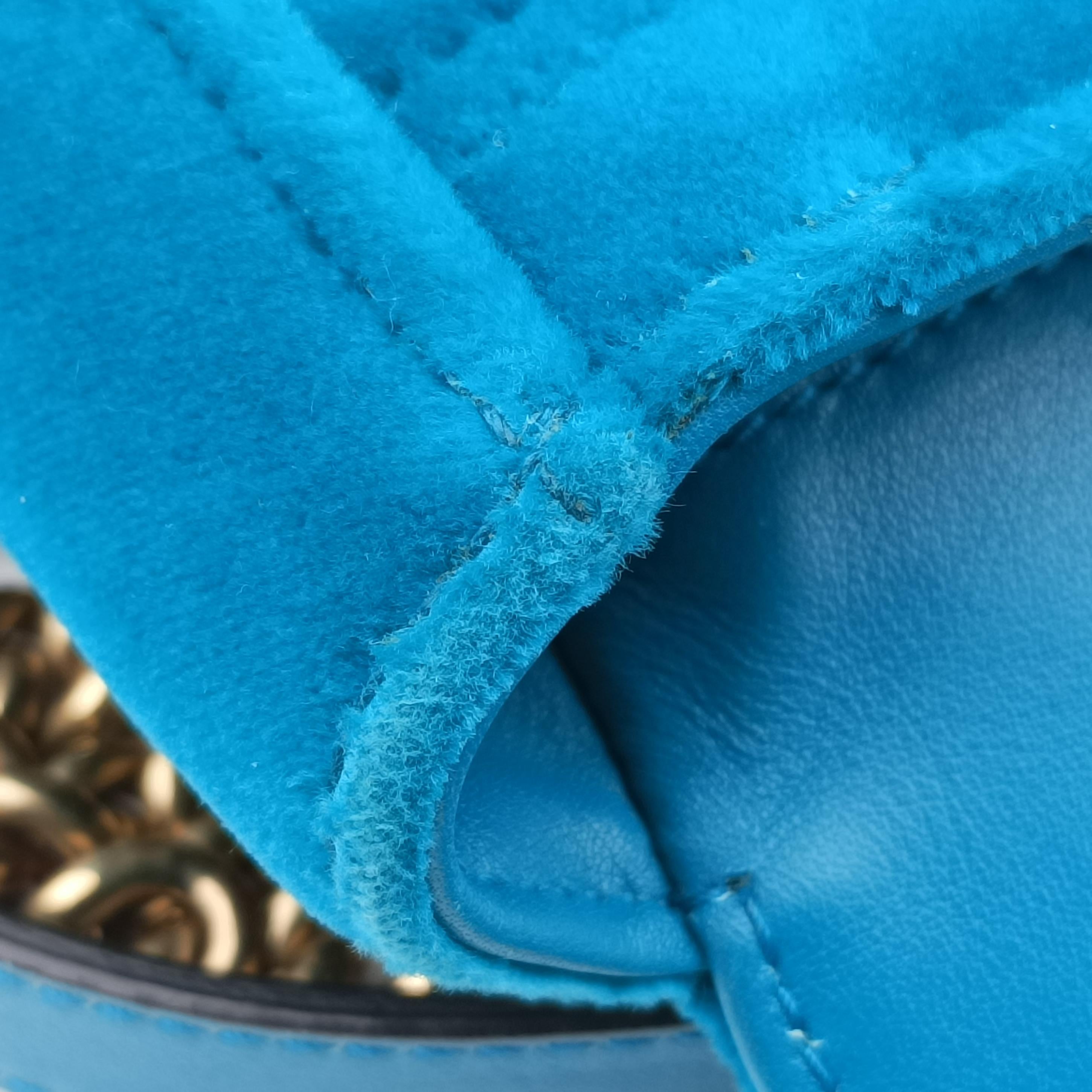 Secondhand Gucci GG Marmont Green velour 443497 shoulderbag | stylenewstar