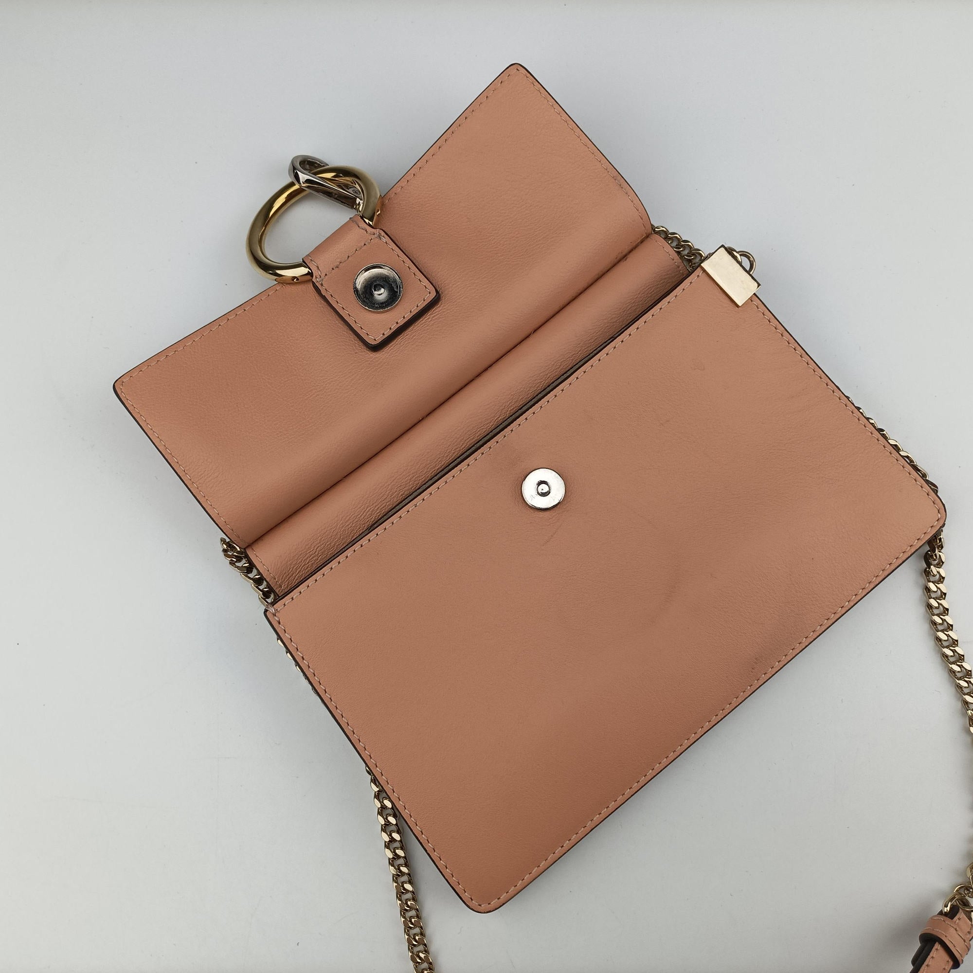 Pre-owned Chloe FAYE Beige Leather x suede  shoulderbag | stylenewstar