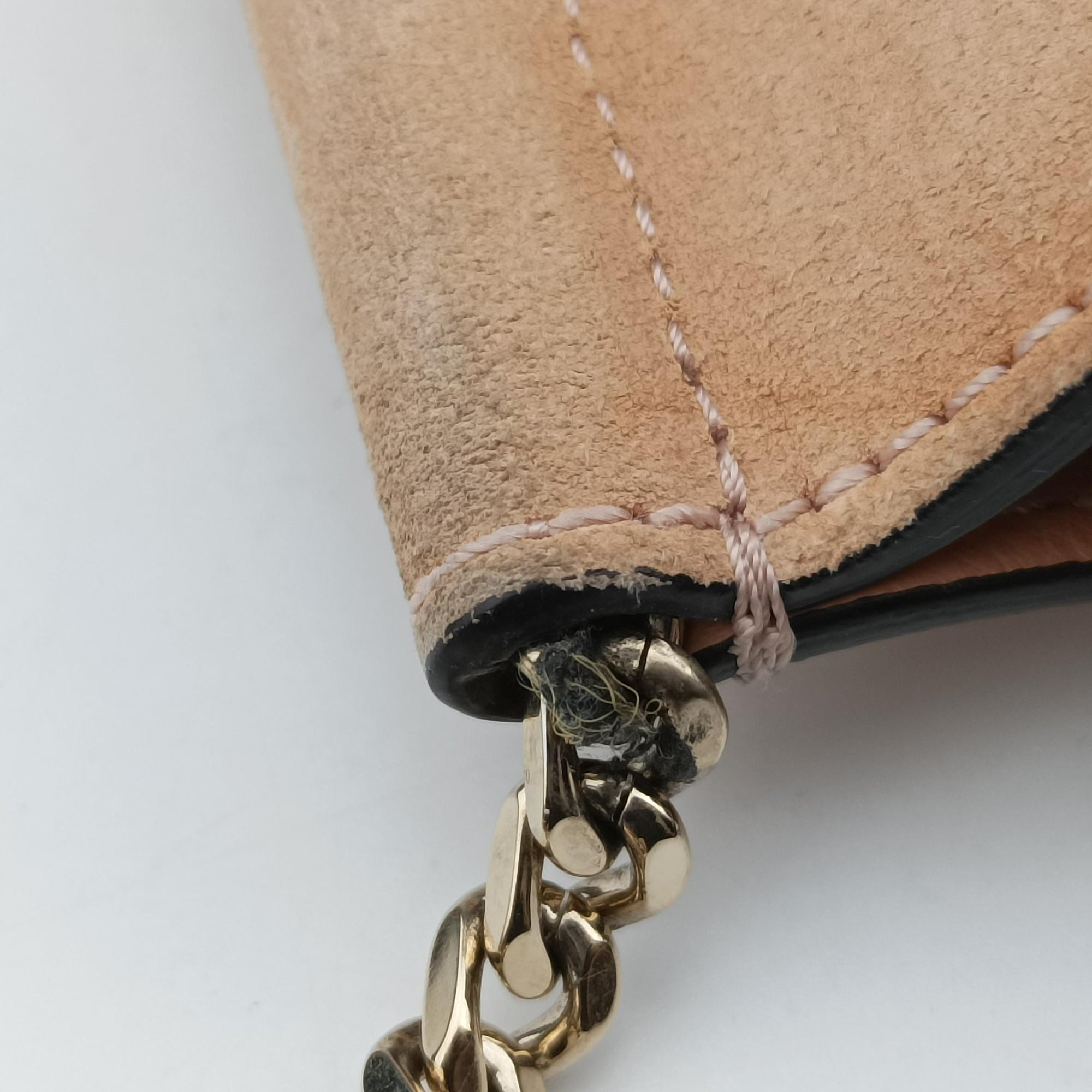 Pre-owned Chloe FAYE Beige Leather x suede  shoulderbag | stylenewstar