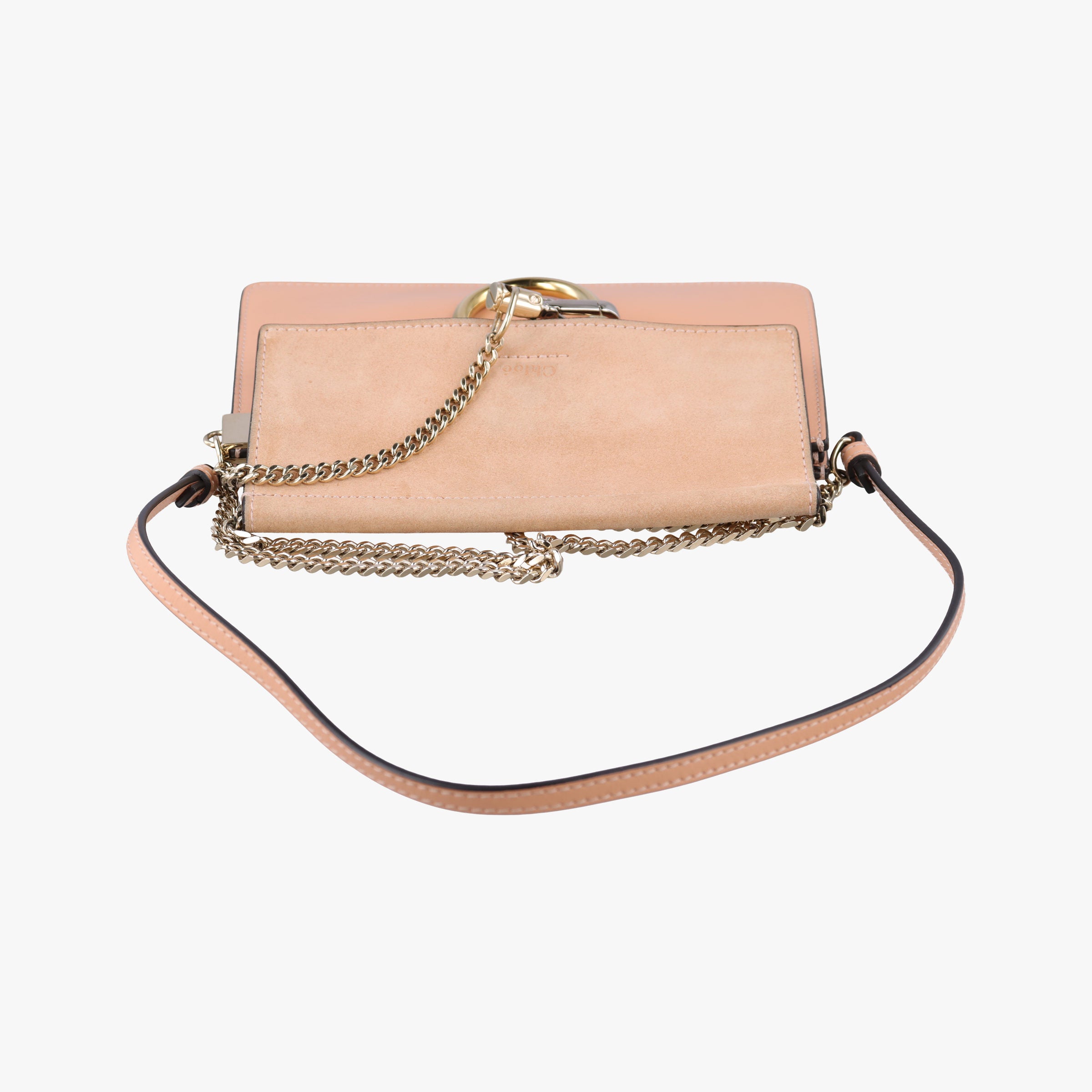 Pre-owned Chloe FAYE Beige Leather x suede  shoulderbag | stylenewstar