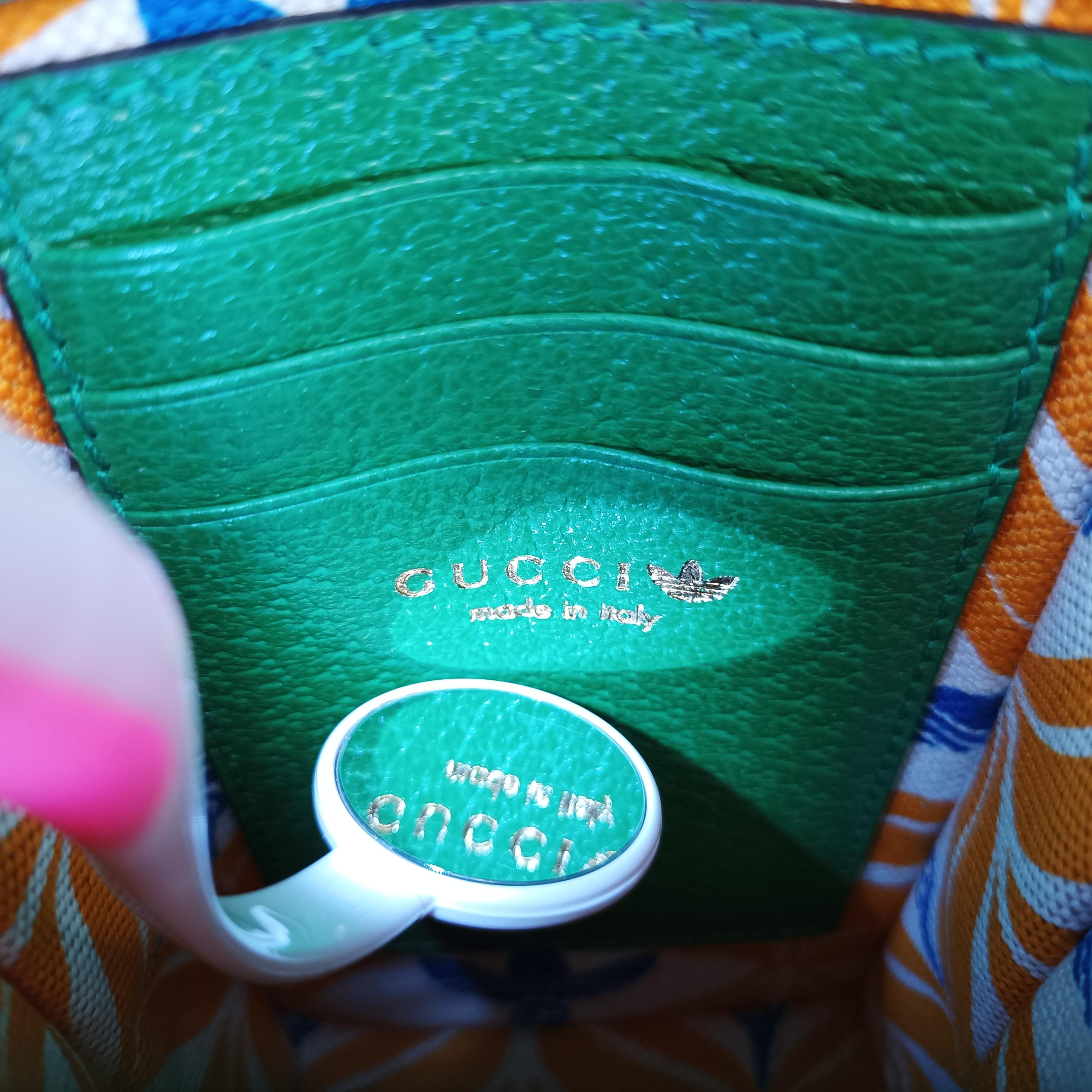 Pre-owned Gucci Gucci ×adidas Mini Green Leather 721794 shoulderbag | stylenewstar