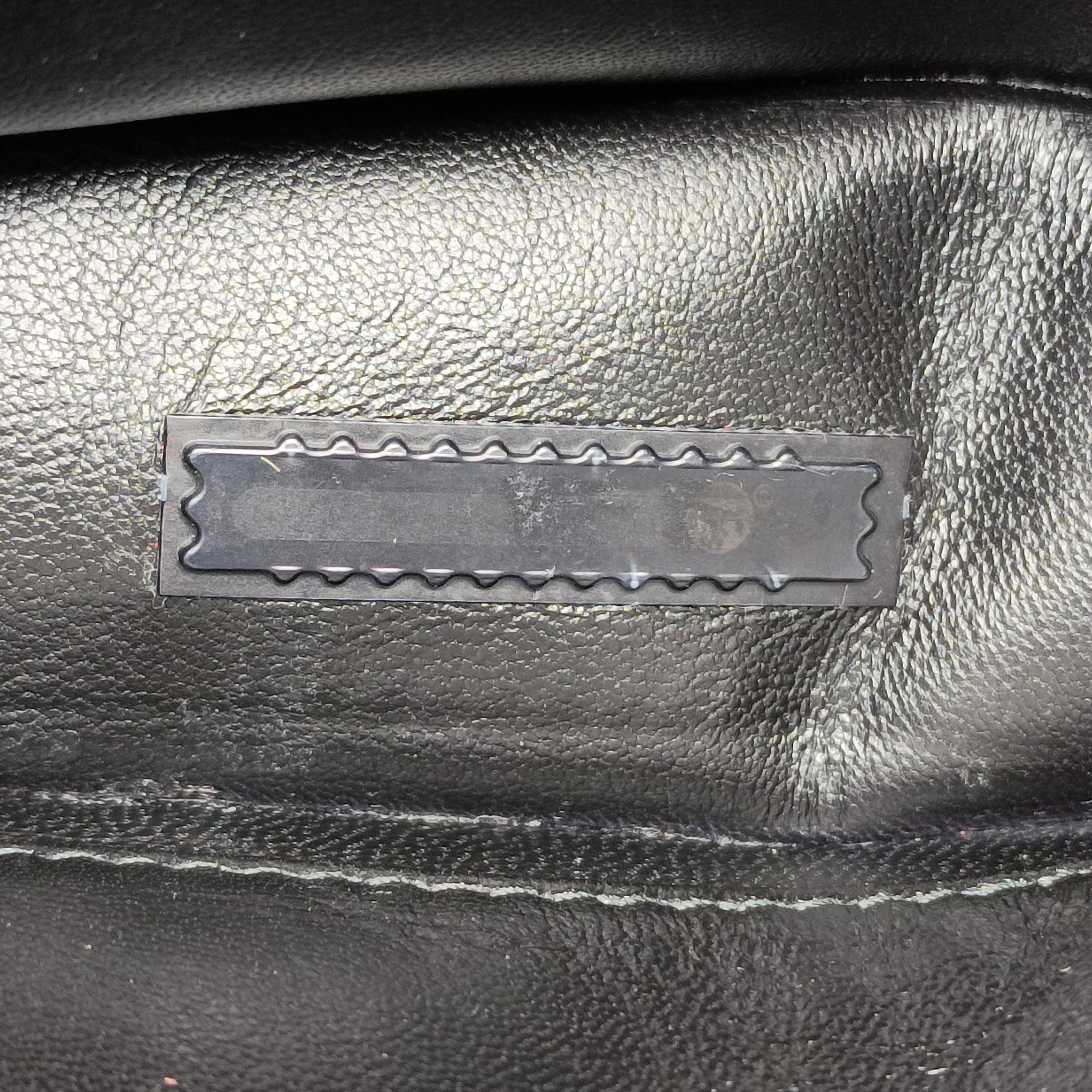 Pre-owned Prada flap Brown x Silver Leather×Enamel  shoulderbag | stylenewstar