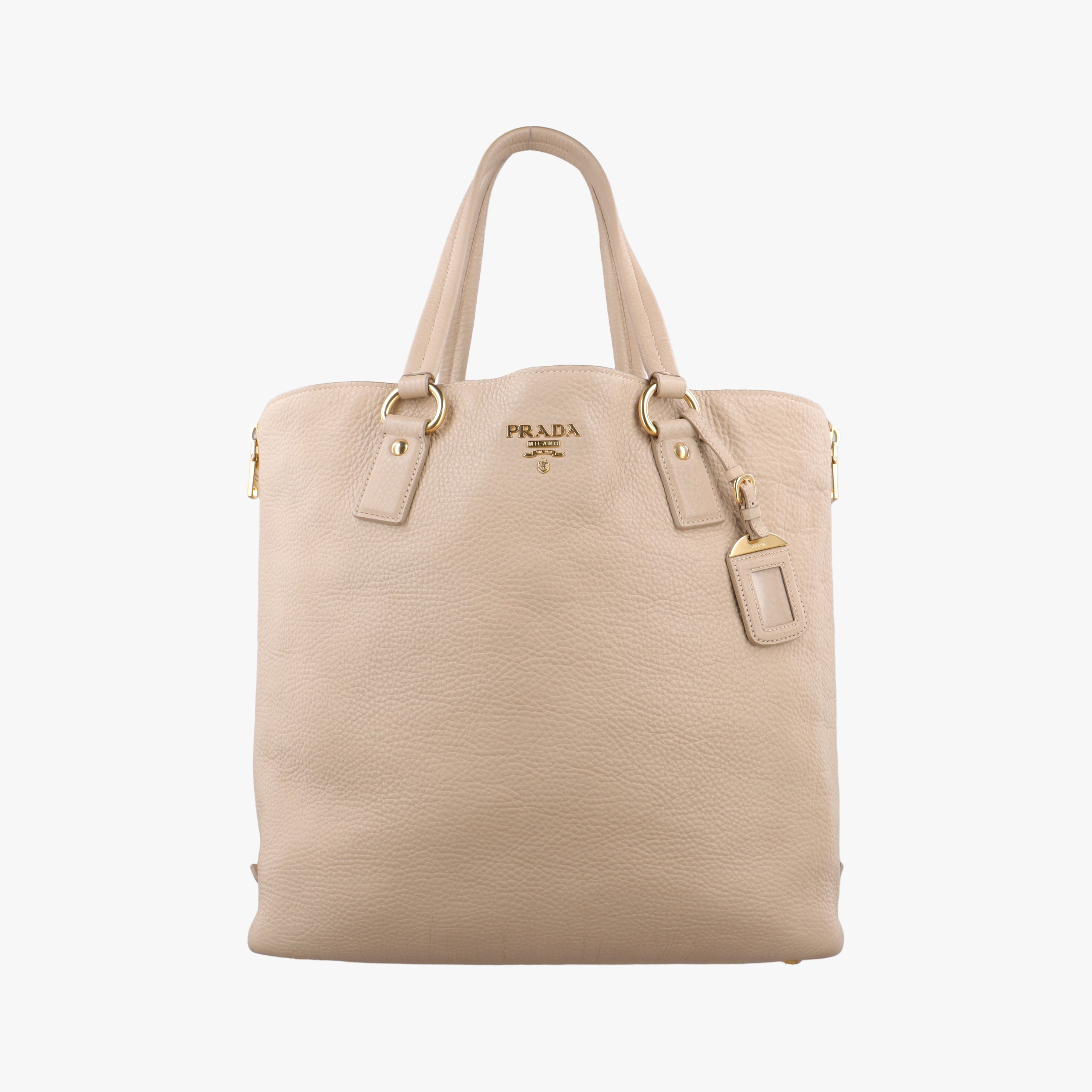 Secondhand Prada Vitello Beige leather  handbag | stylenewstar