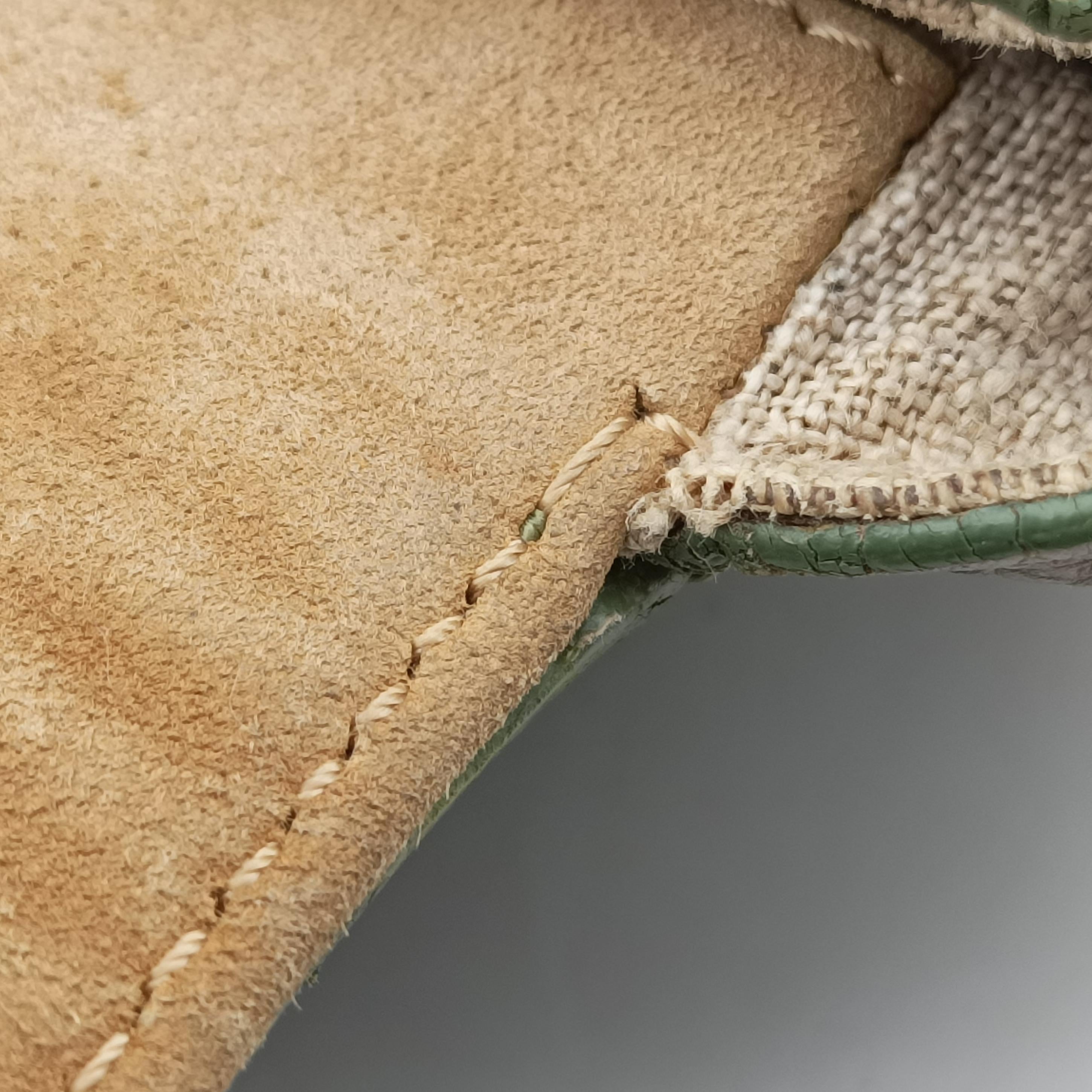Pre-owned Fendi SILVANA Green×Multicolour Leather 8BN234 shoulderbag | stylenewstar