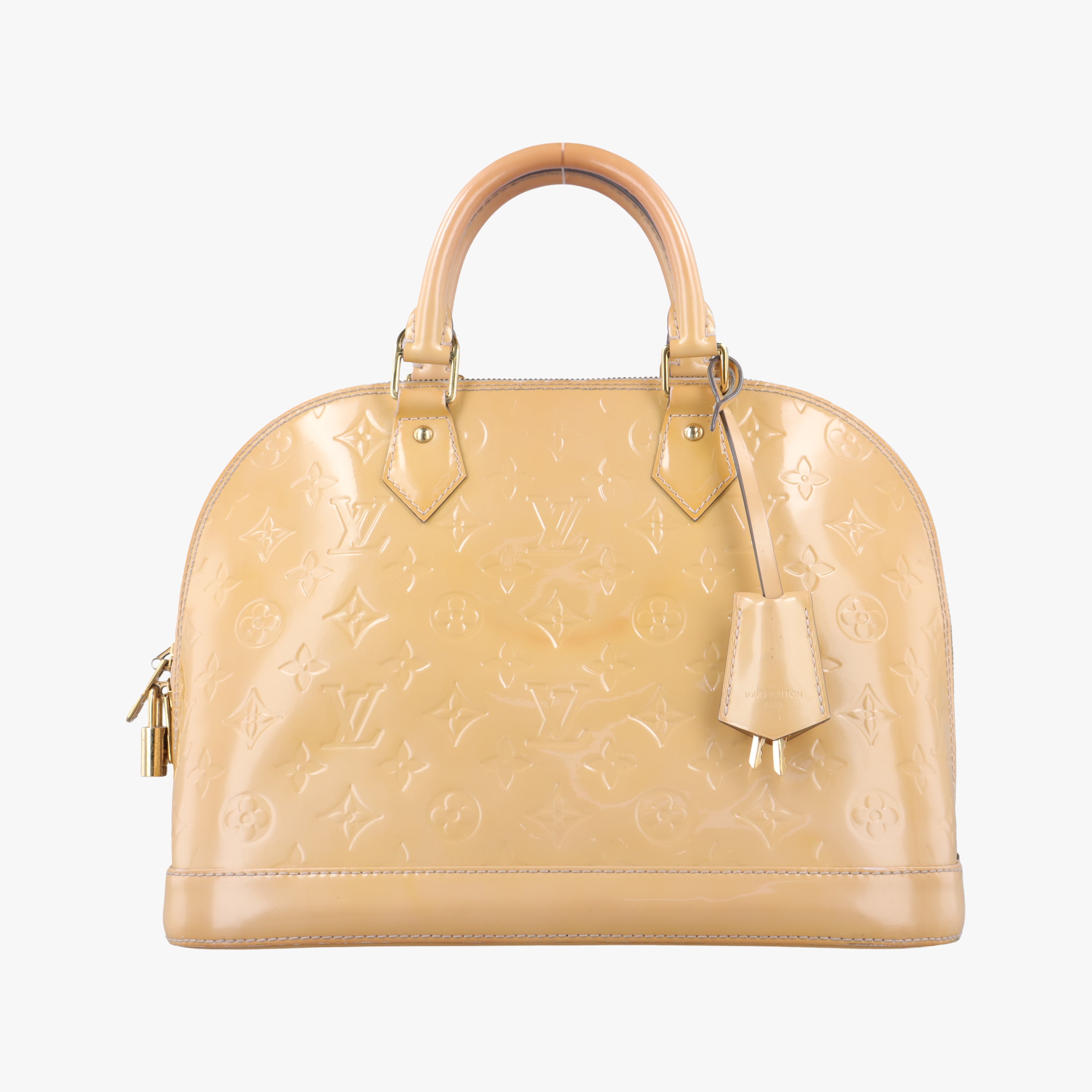 Secondhand Louis Vuitton ALMA PM CITRINE Vernis M90101 handbag | stylenewstar