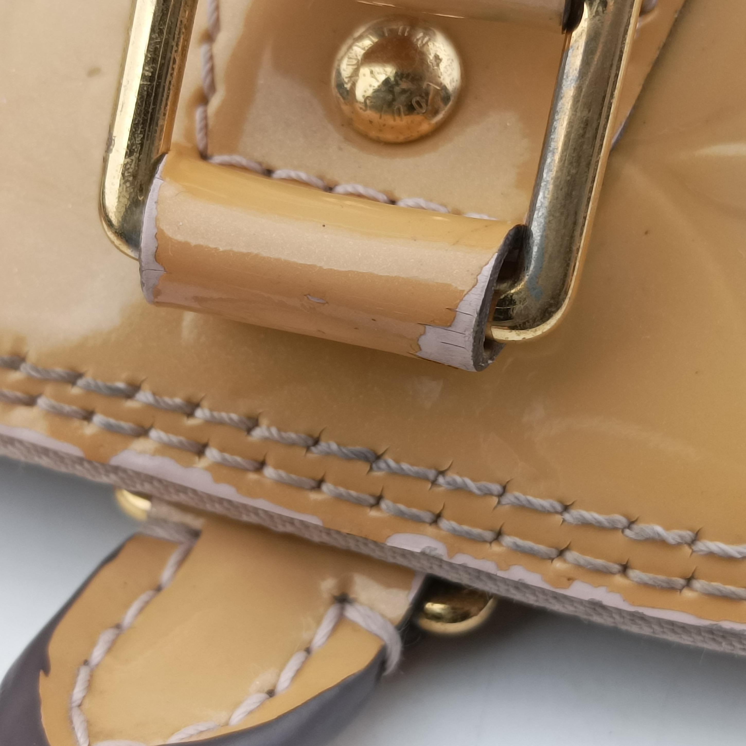 Secondhand Louis Vuitton ALMA PM CITRINE Vernis M90101 handbag | stylenewstar