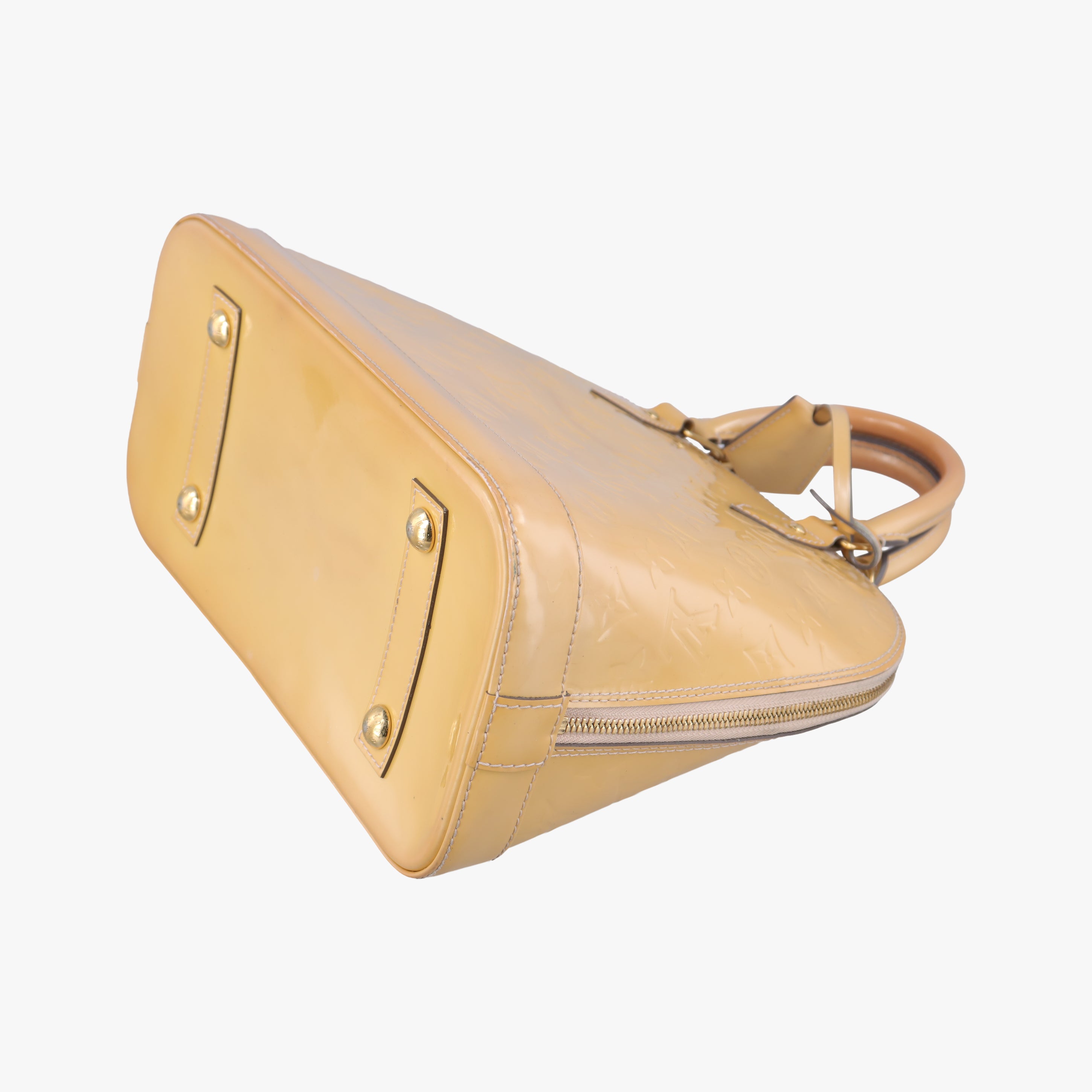 Secondhand Louis Vuitton ALMA PM CITRINE Vernis M90101 handbag | stylenewstar