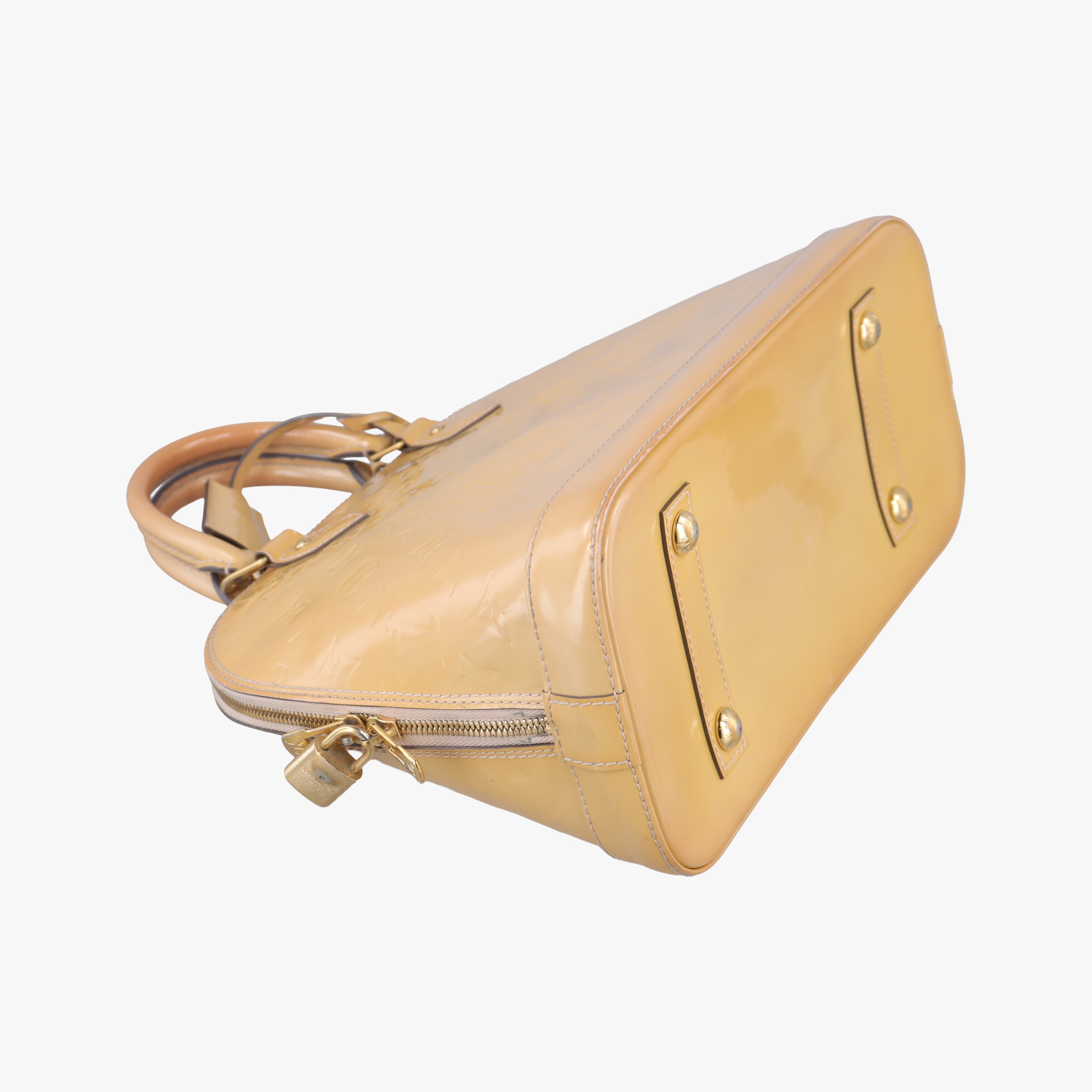 Secondhand Louis Vuitton ALMA PM CITRINE Vernis M90101 handbag | stylenewstar