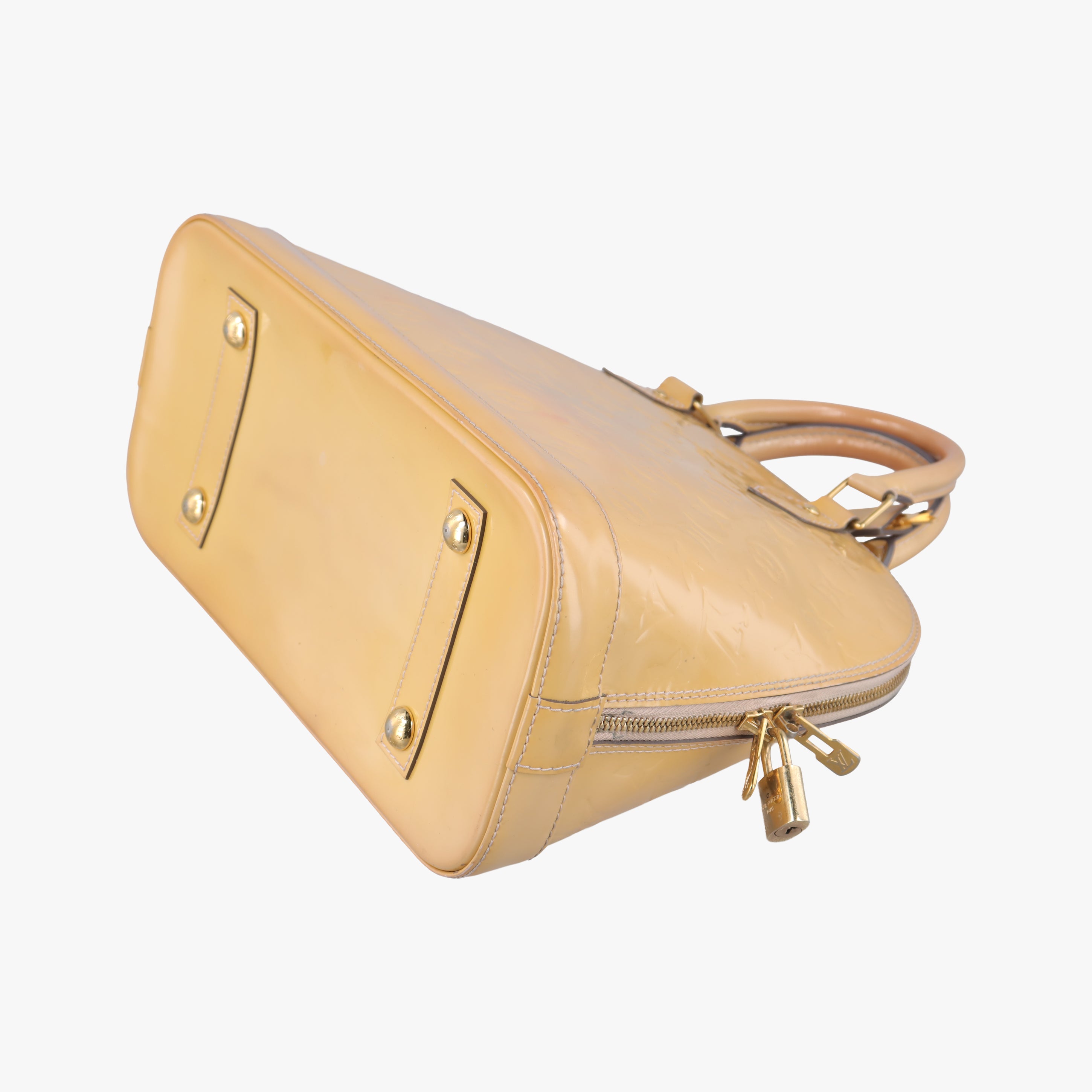 Secondhand Louis Vuitton ALMA PM CITRINE Vernis M90101 handbag | stylenewstar