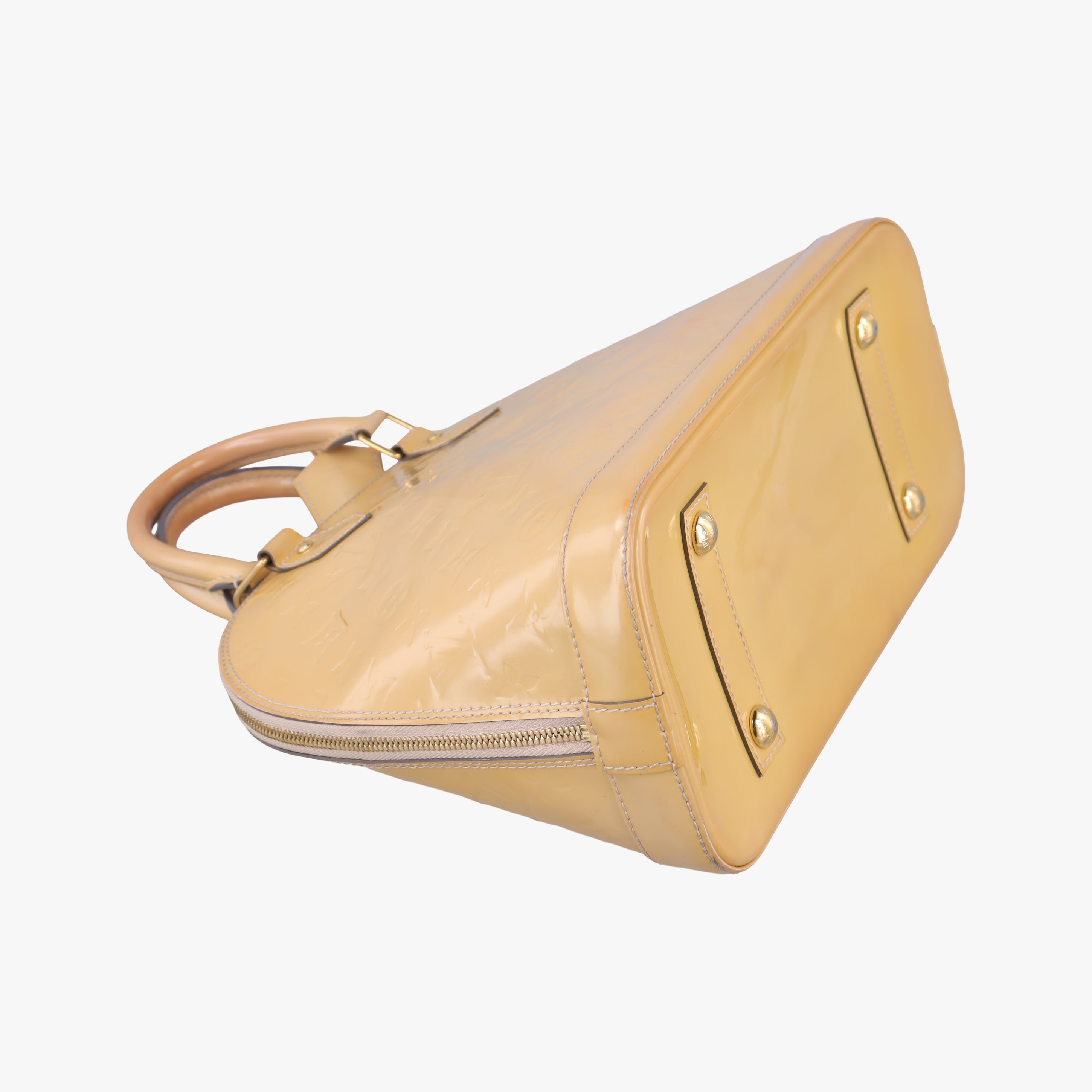 Secondhand Louis Vuitton ALMA PM CITRINE Vernis M90101 handbag | stylenewstar