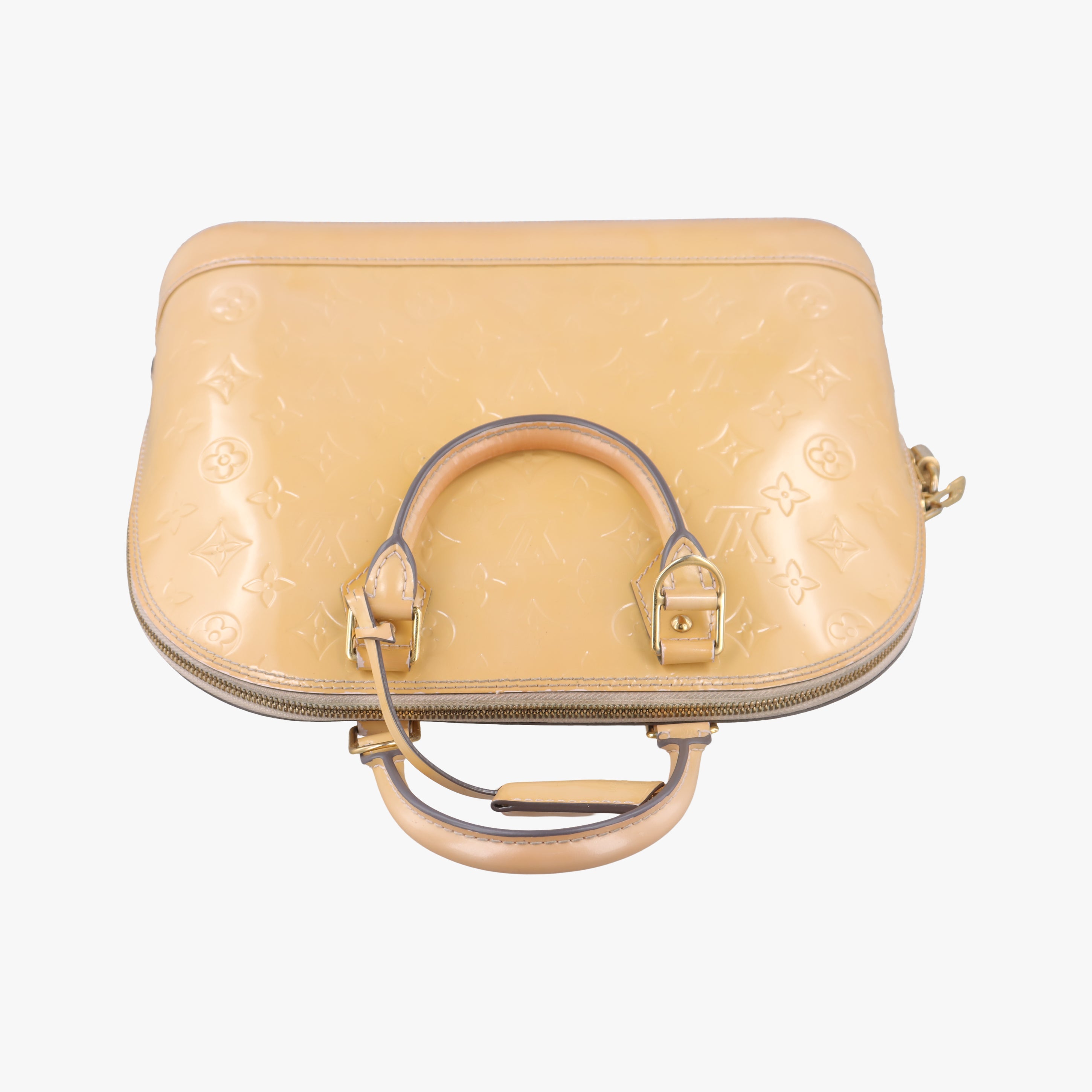Secondhand Louis Vuitton ALMA PM CITRINE Vernis M90101 handbag | stylenewstar