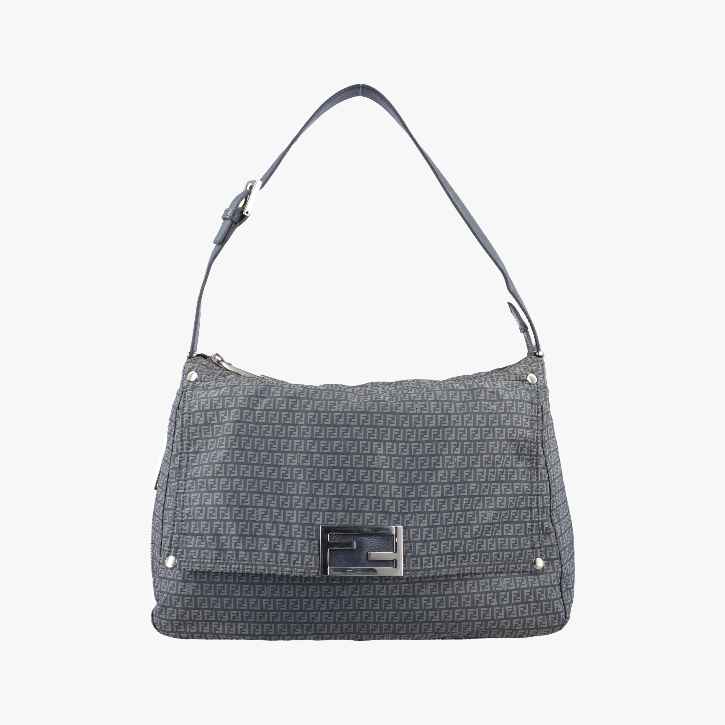 Vintage Fendi Baguette Zucchino Gray×Multicolour canvas 8BH626 shoulderbag | stylenewstar