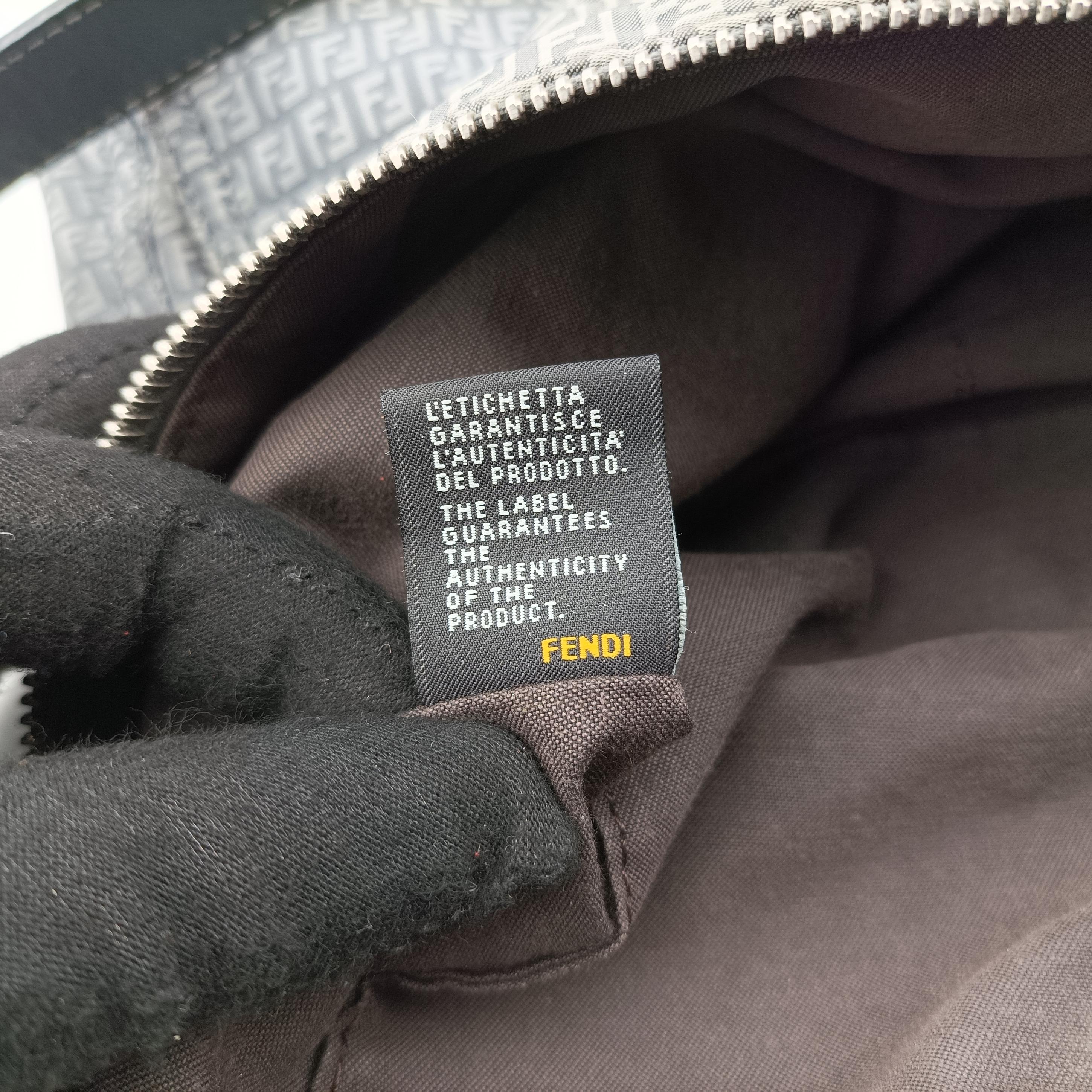 Vintage Fendi Baguette Zucchino Gray×Multicolour canvas 8BH626 shoulderbag | stylenewstar