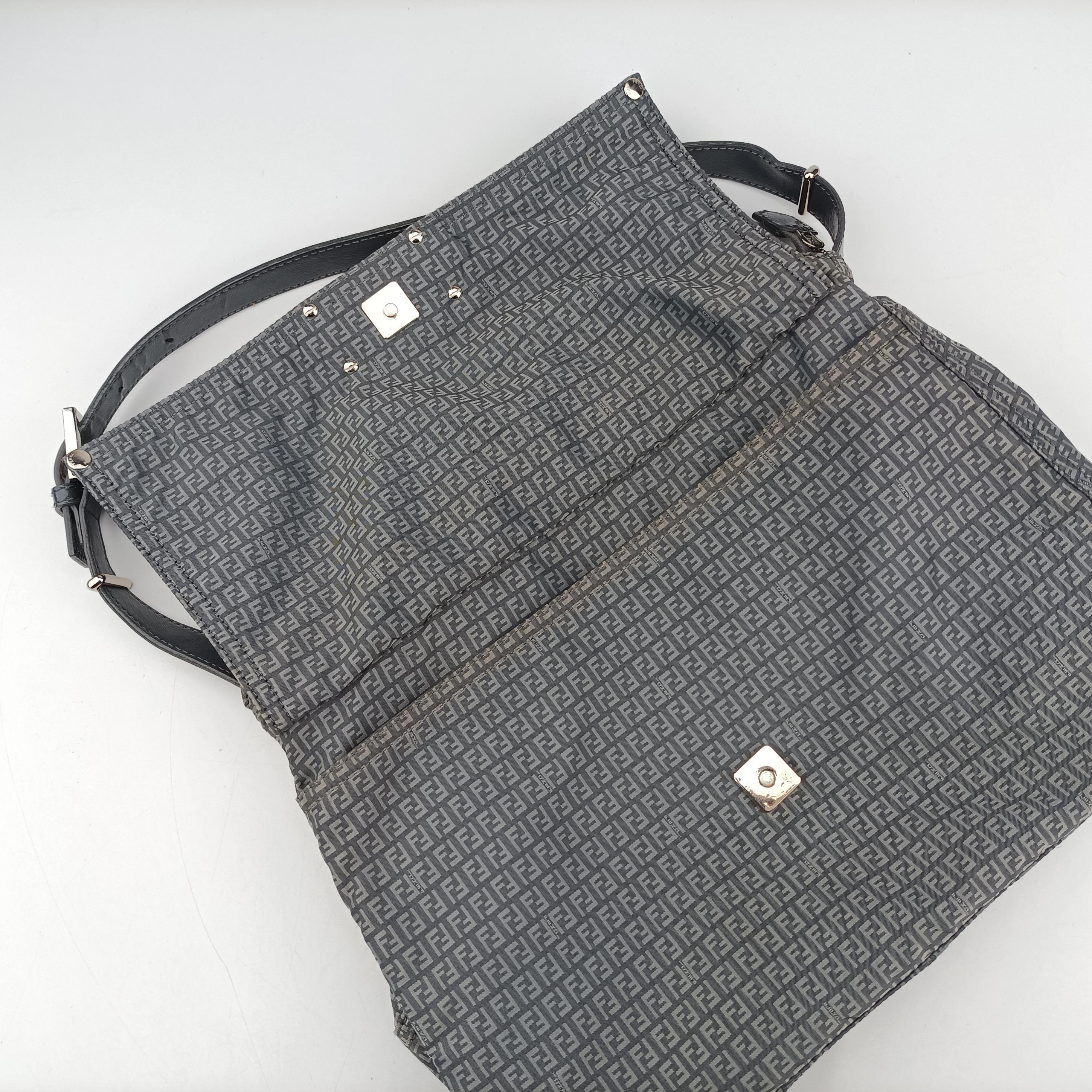 Vintage Fendi Baguette Zucchino Gray×Multicolour canvas 8BH626 shoulderbag | stylenewstar
