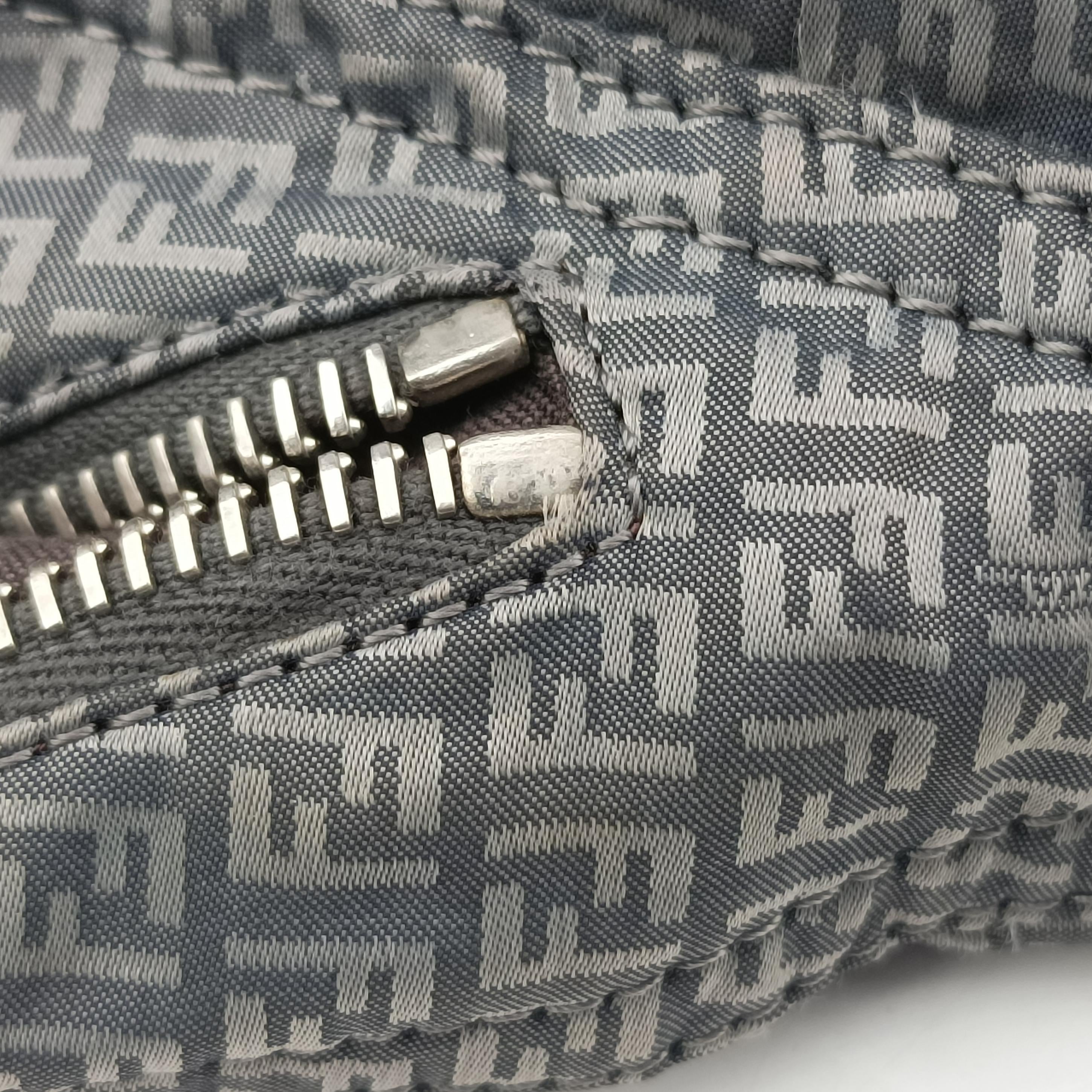 Vintage Fendi Baguette Zucchino Gray×Multicolour canvas 8BH626 shoulderbag | stylenewstar