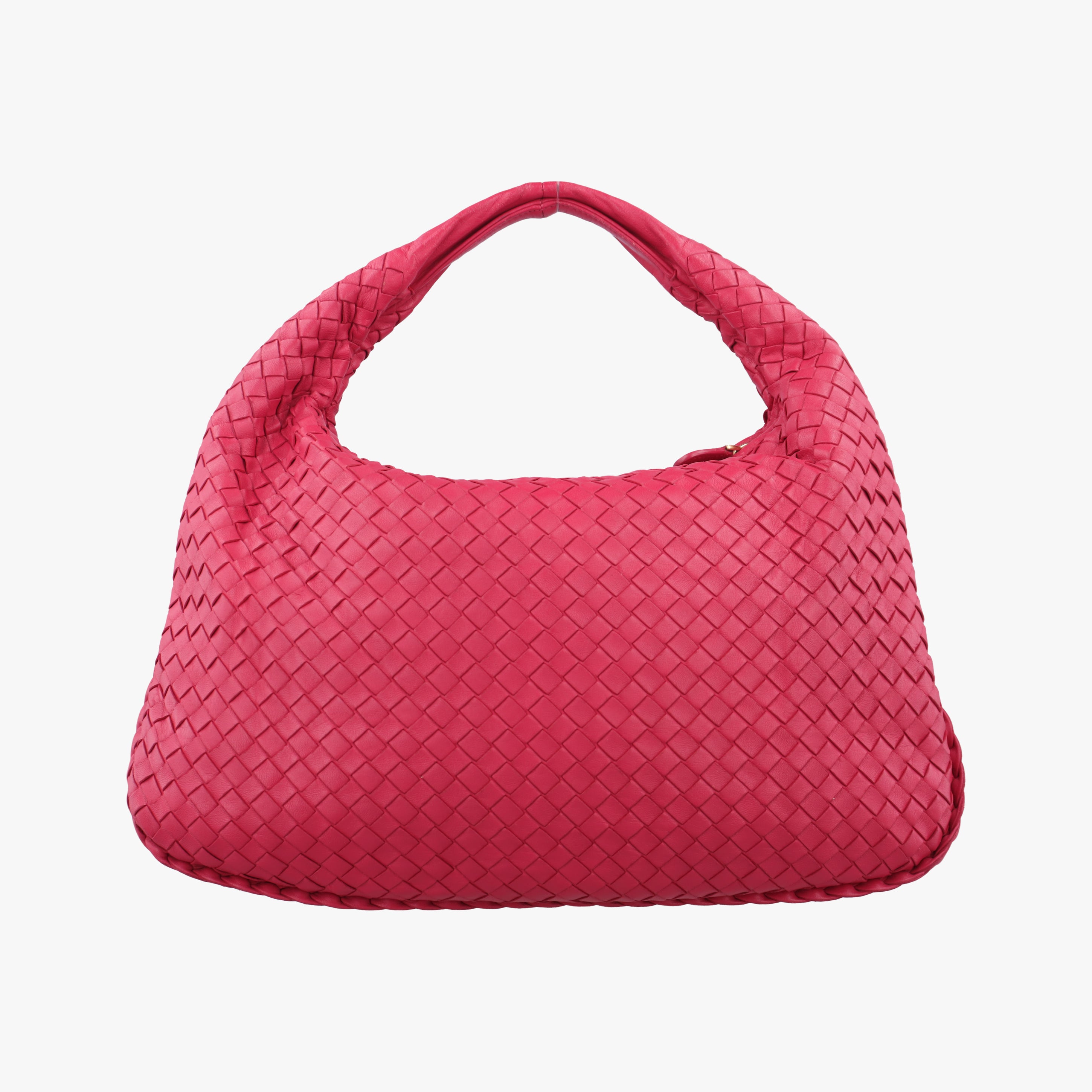 Pre-owned Bottega Veneta Intrecciato Rose lambskin  shoulderbag | stylenewstar
