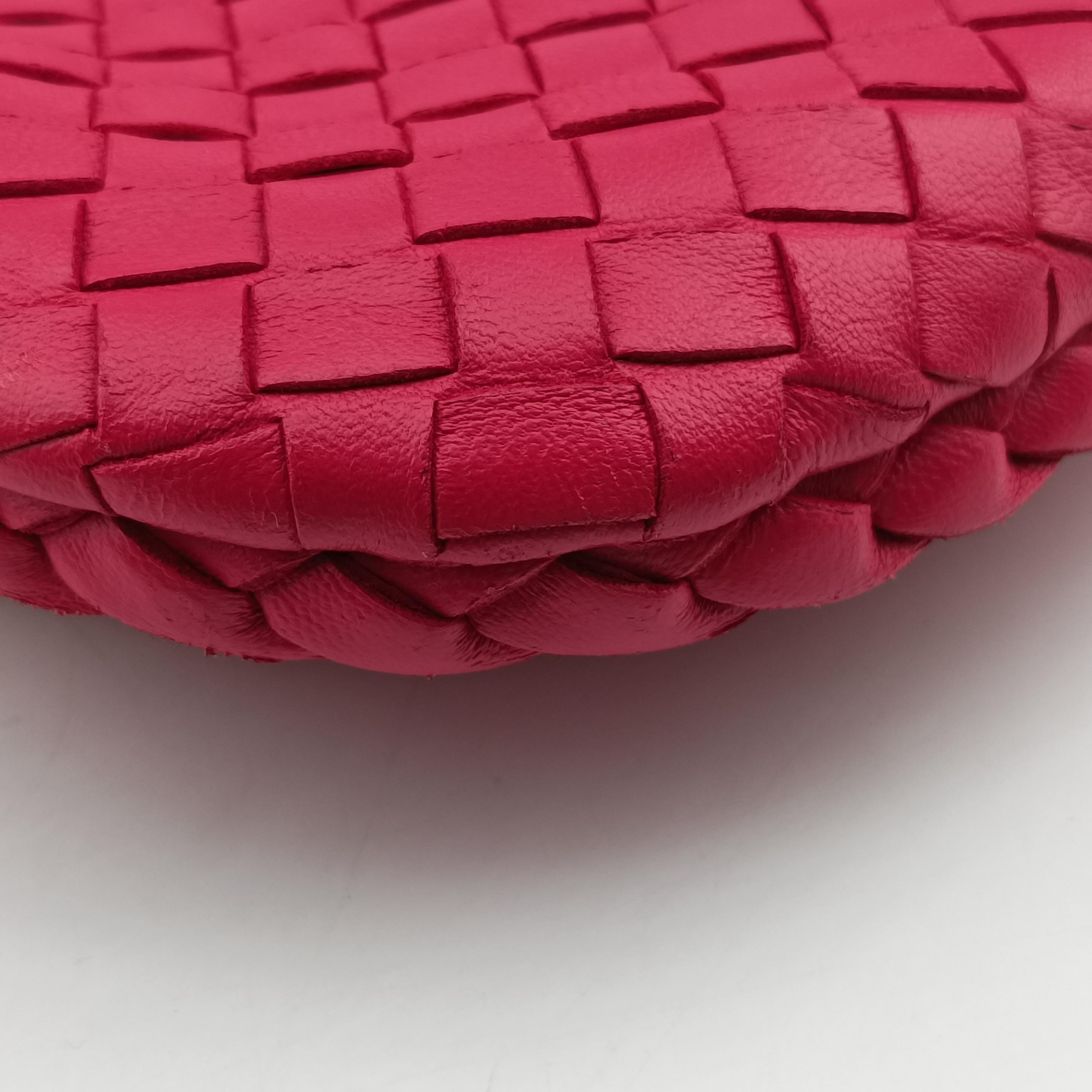 Pre-owned Bottega Veneta Intrecciato Rose lambskin  shoulderbag | stylenewstar